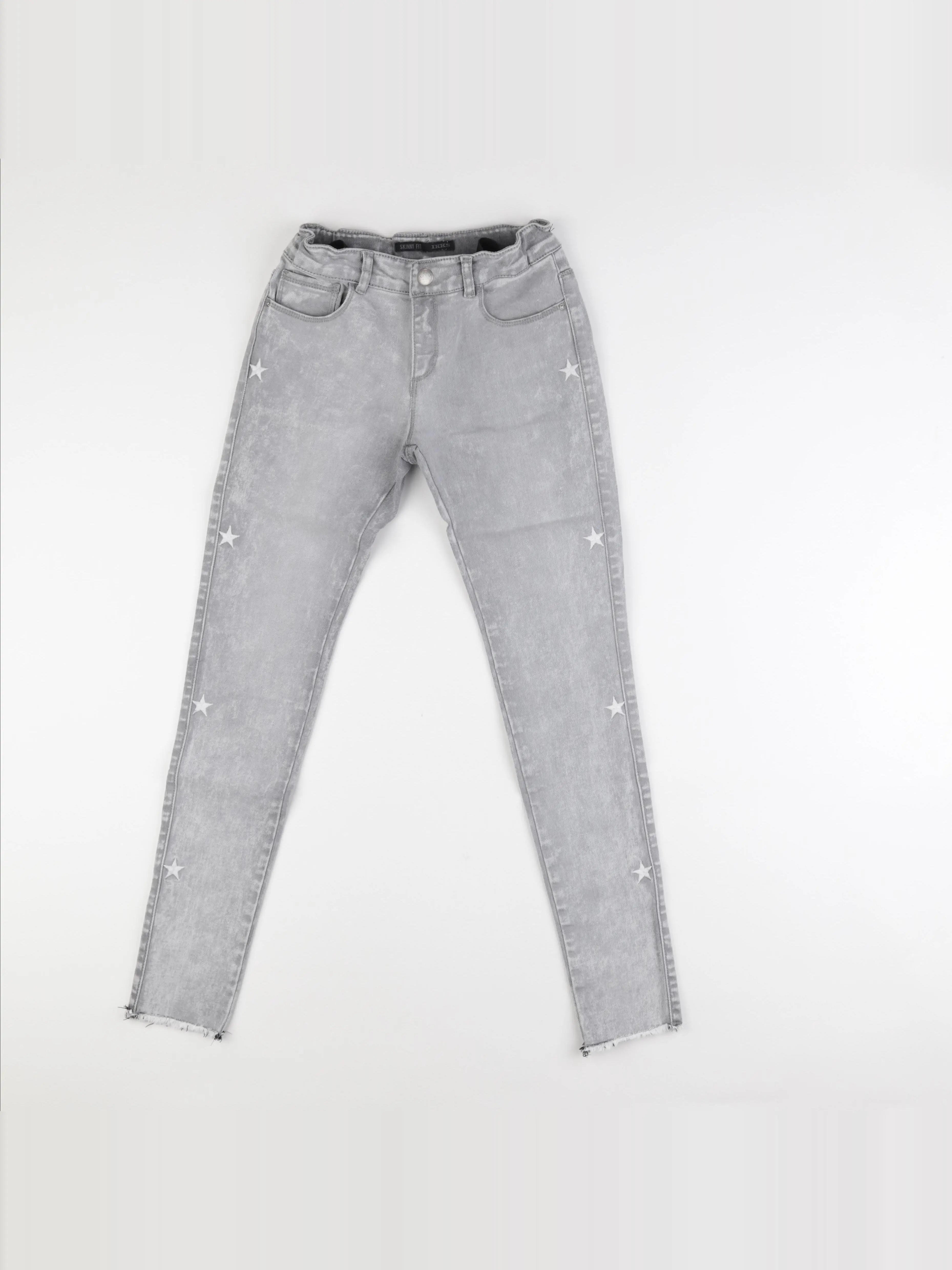 IKKS - jean gris - 12 ans