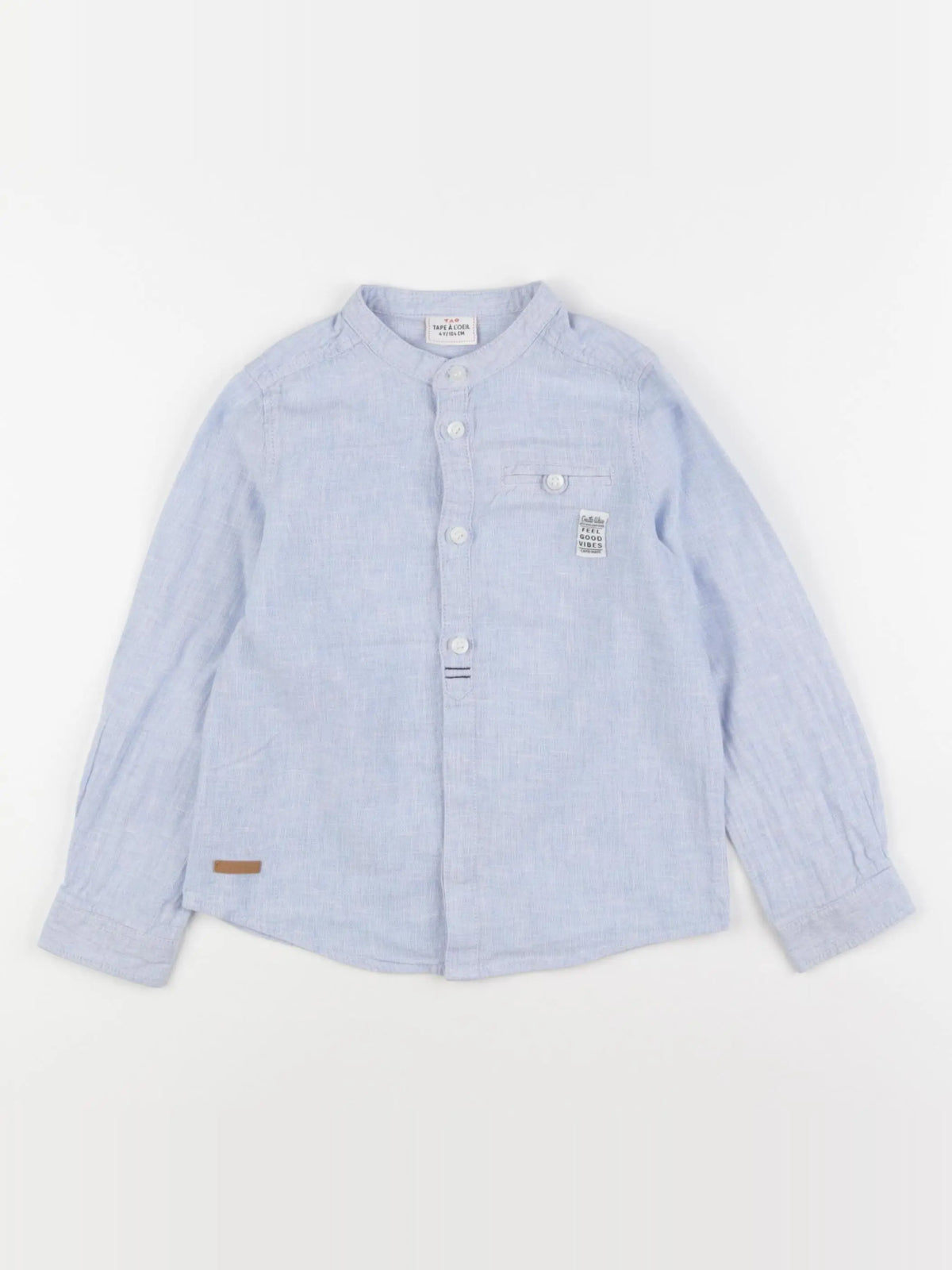 Tape à l'oeil - chemise bleu - 4 ans