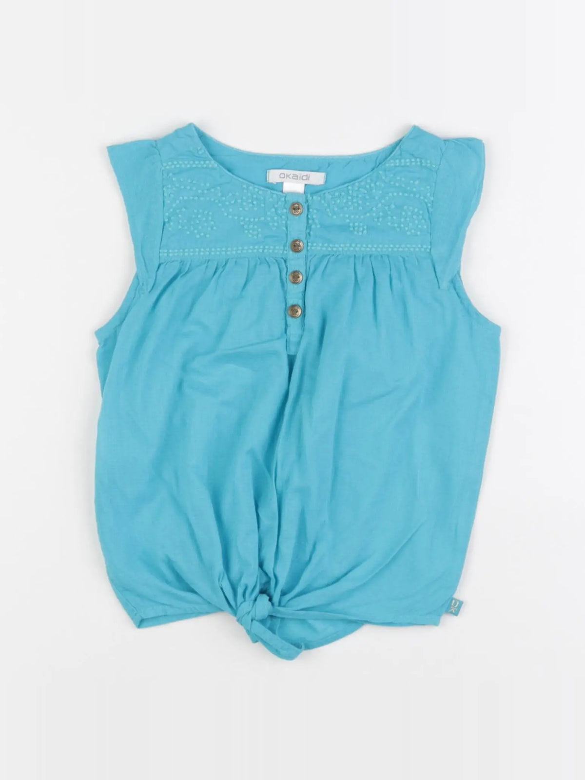 Okaidi - blouse bleu - 4 ans