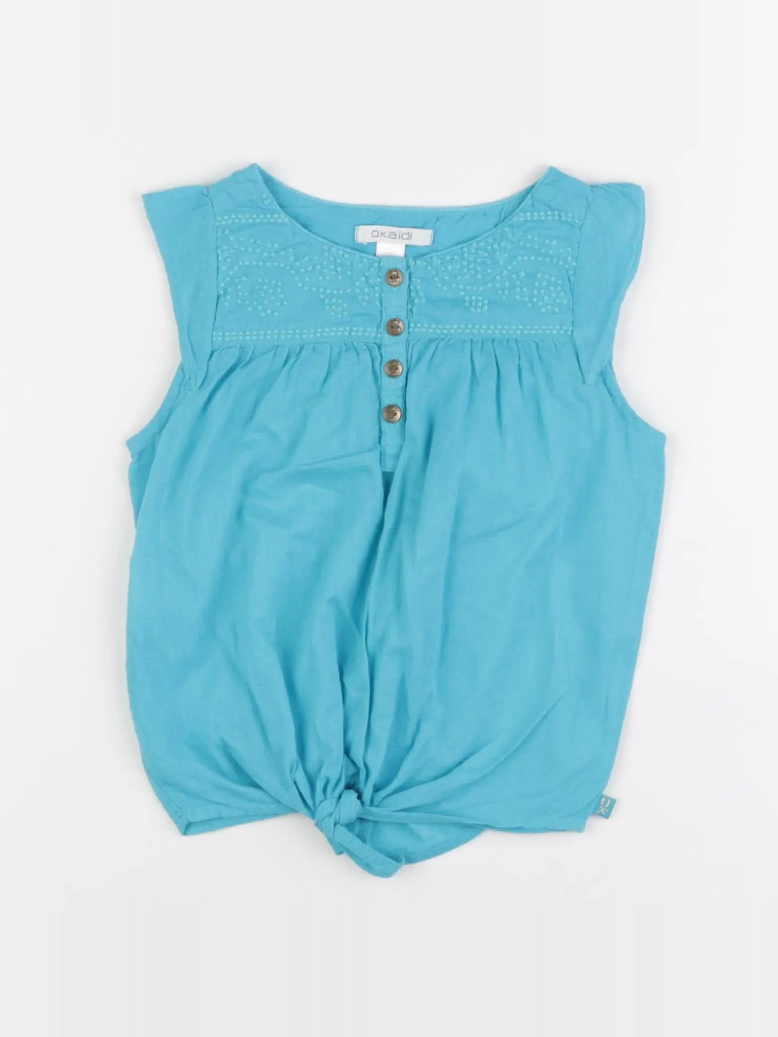 Okaidi - blouse bleu - 4 ans