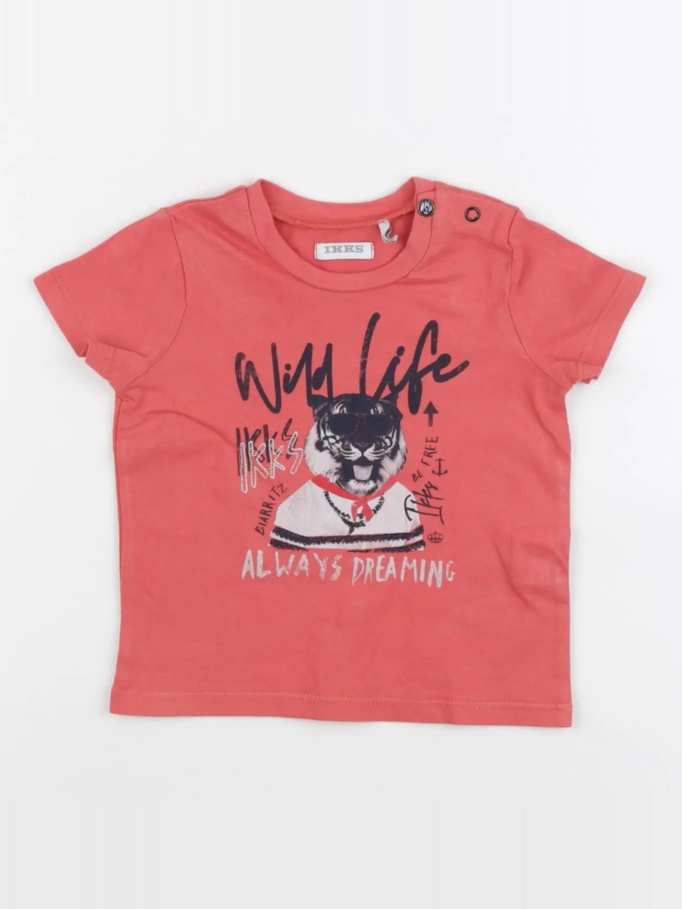 IKKS - tee-shirt orange - 6 mois