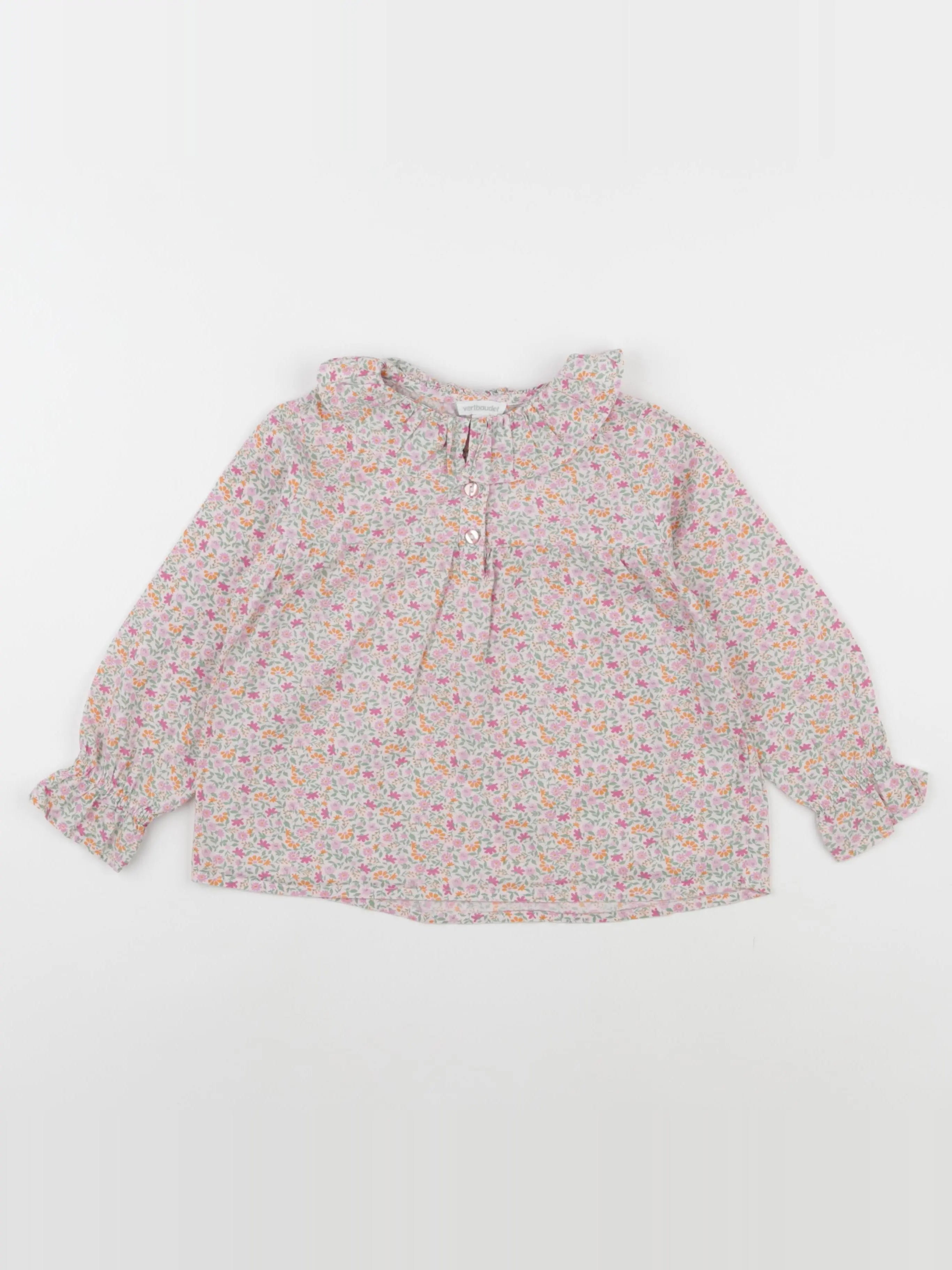Vertbaudet - blouse rose - 5 ans