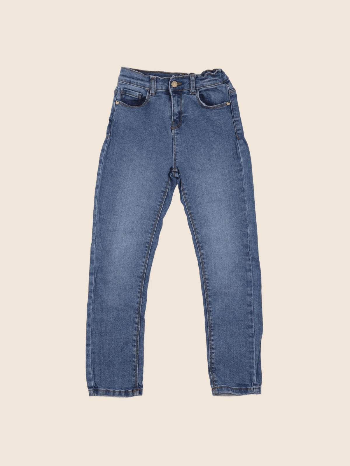 Vertbaudet - jean bleu - 8 ans