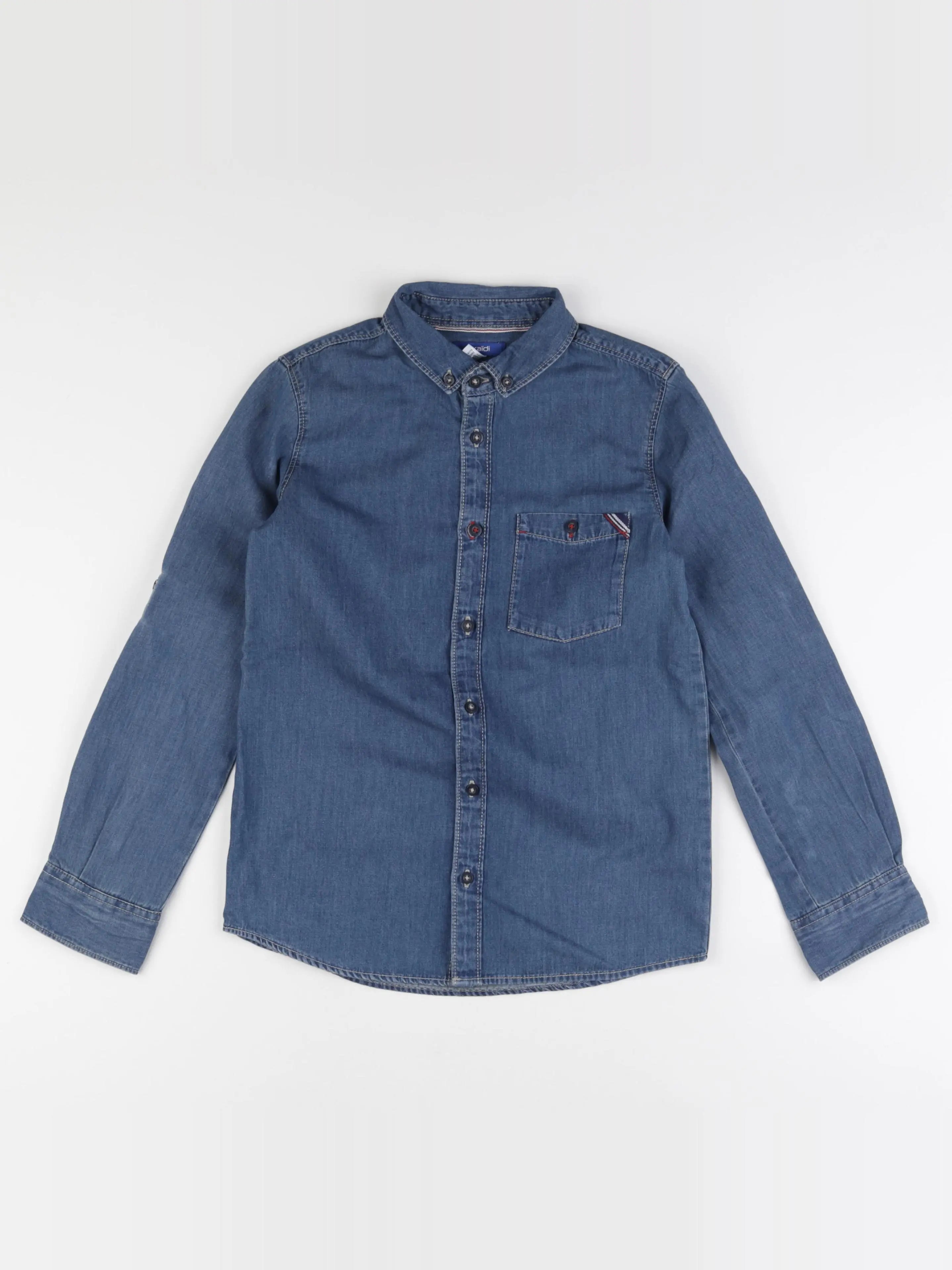 Okaidi - chemise bleu - 10 ans