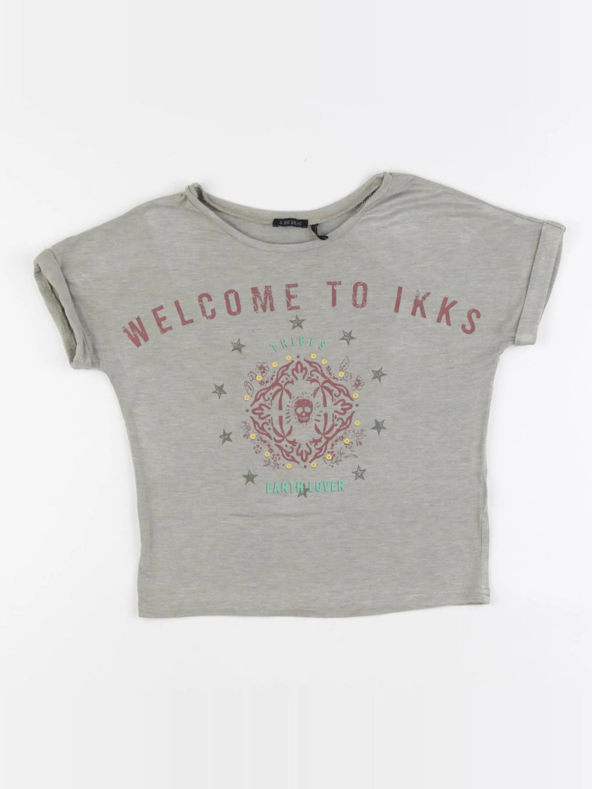 IKKS - tee-shirt gris - 6 ans