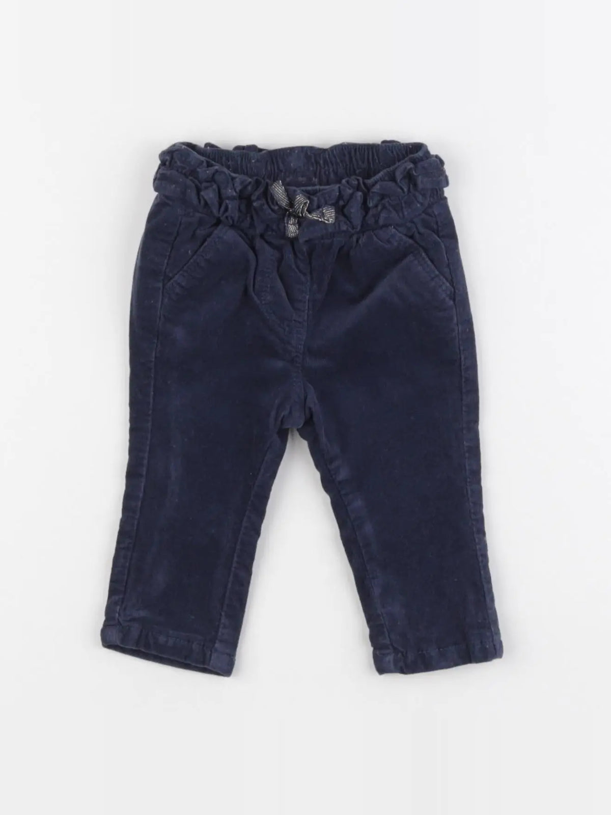 Tape à l'oeil - pantalon doublé bleu - 3 mois