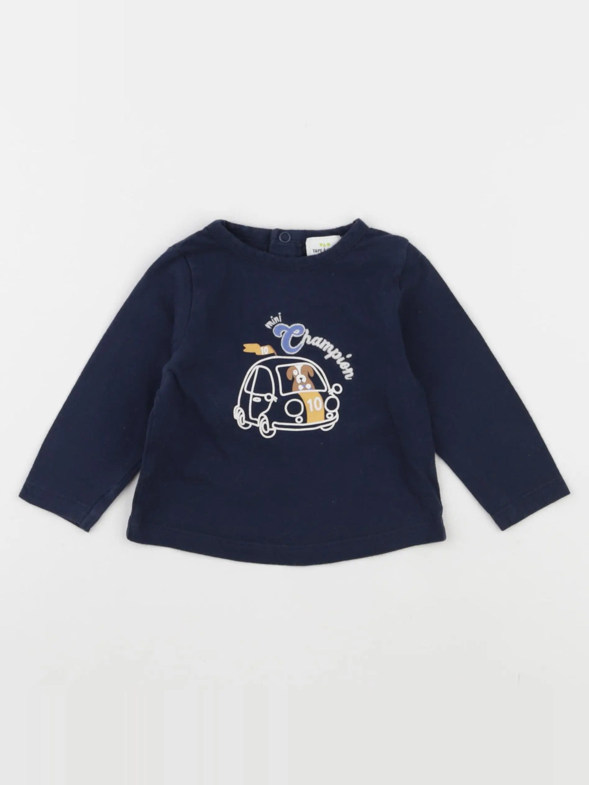 Tape à l'oeil - tee-shirt bleu - 6 mois