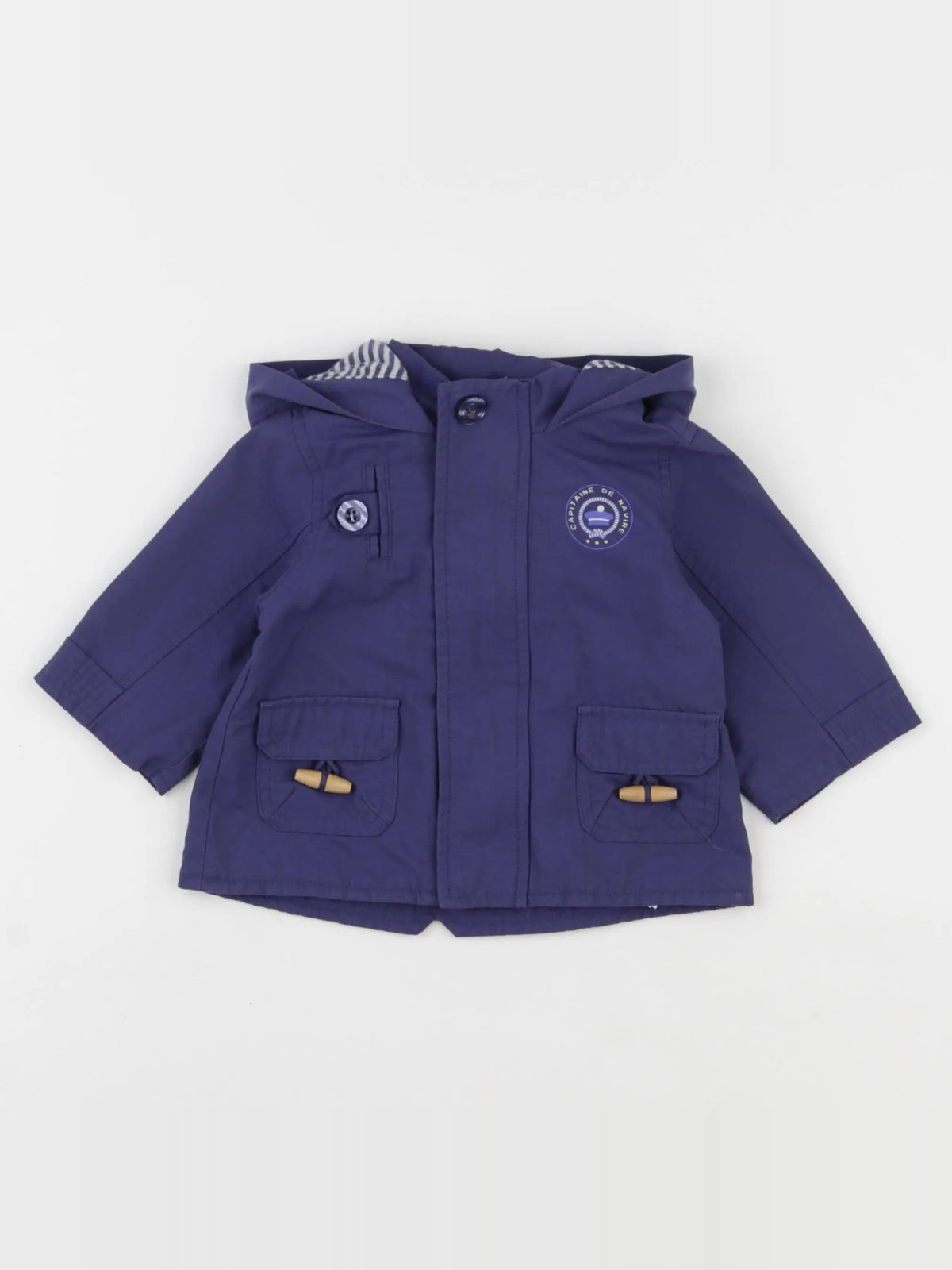 Vertbaudet - imperméable bleu - 3 mois