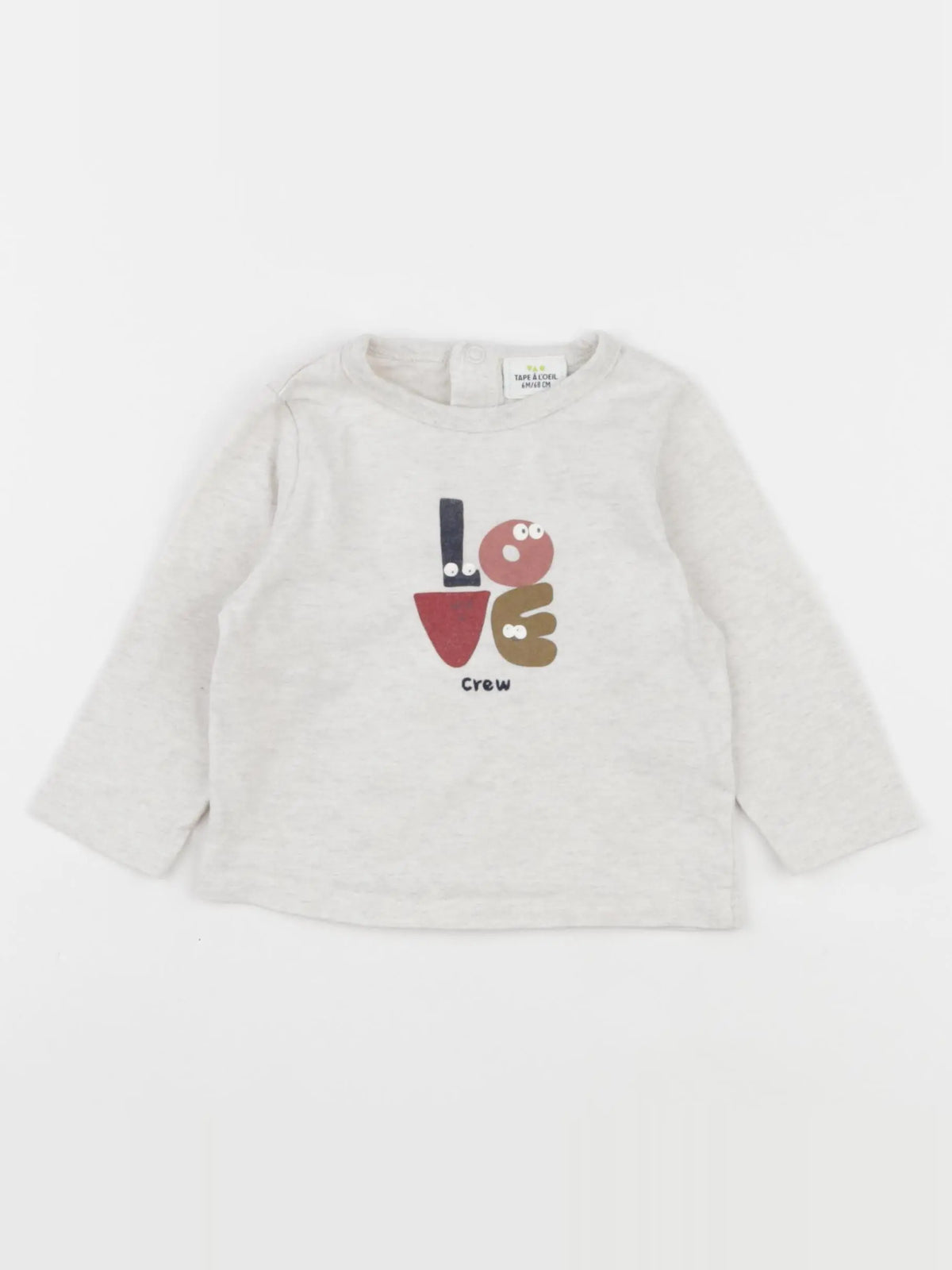 Tape à l'oeil - tee-shirt beige - 6 mois