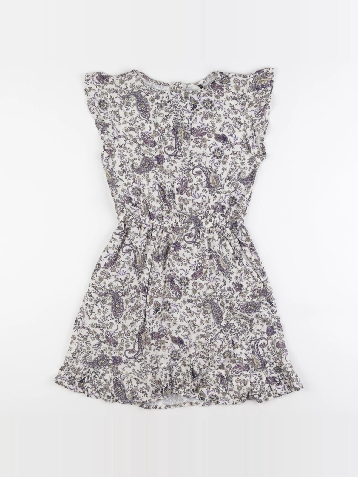 IKKS - robe violet - 10 ans