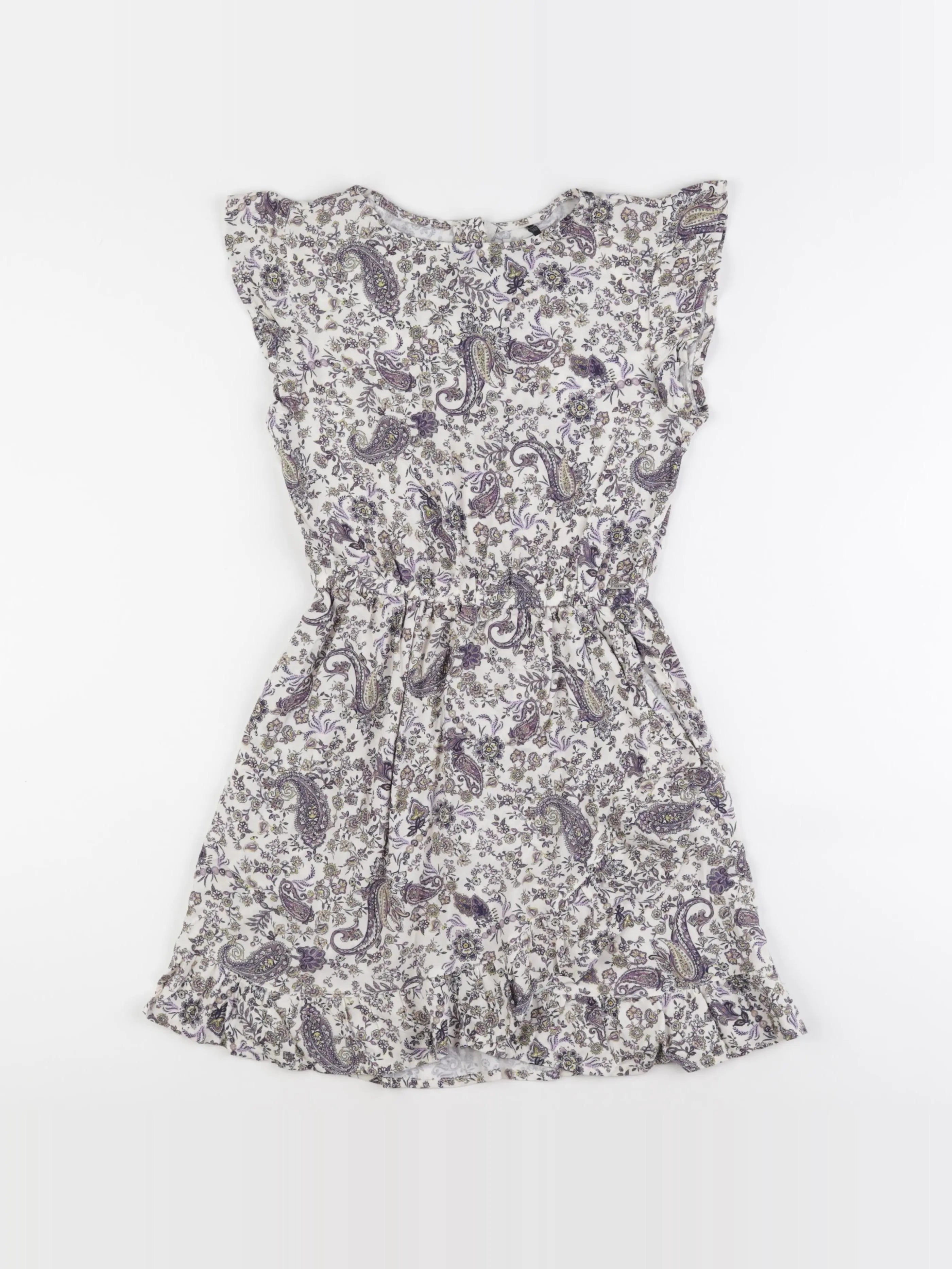 IKKS - robe violet - 10 ans