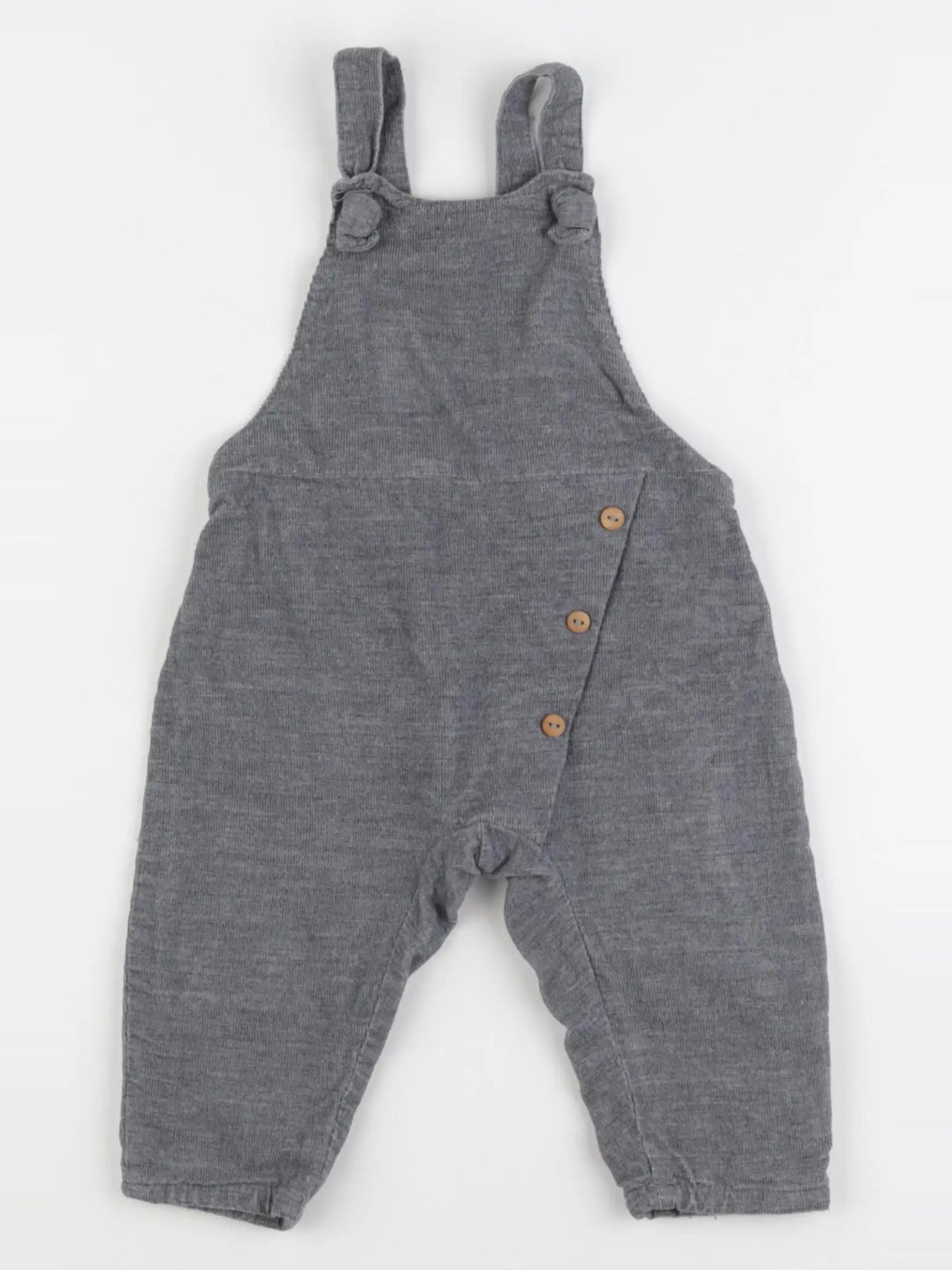 Zara - salopette gris - 3/6 mois