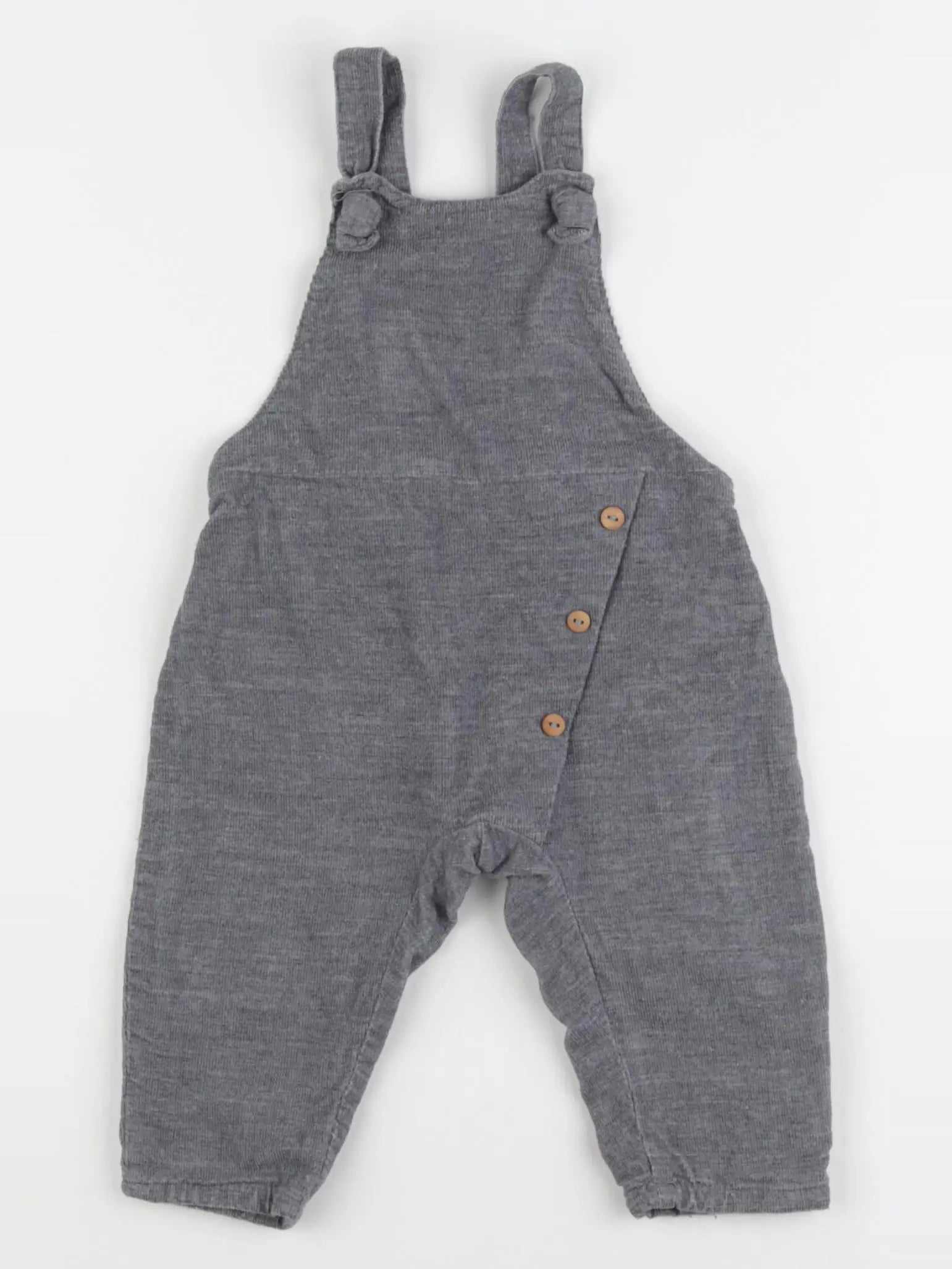 Zara - salopette gris - 3/6 mois