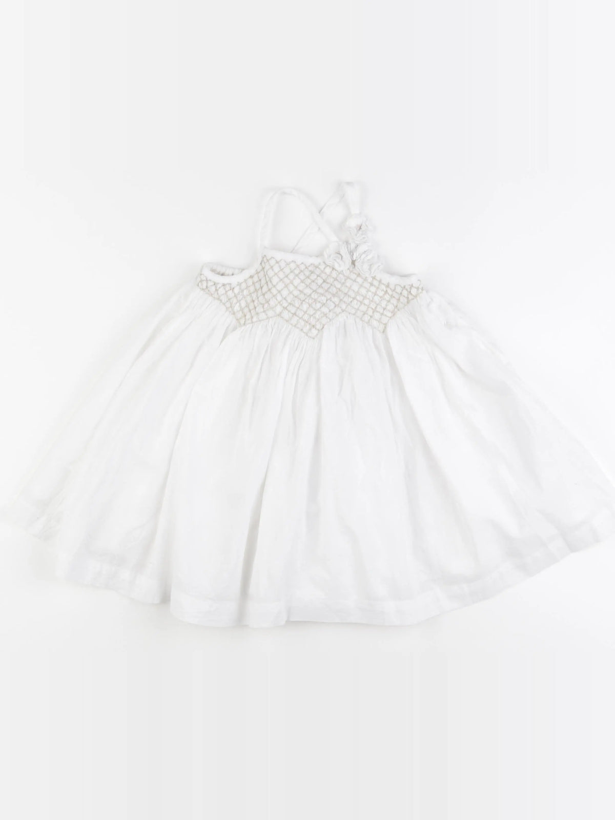 Vertbaudet - robe blanc - 18 mois