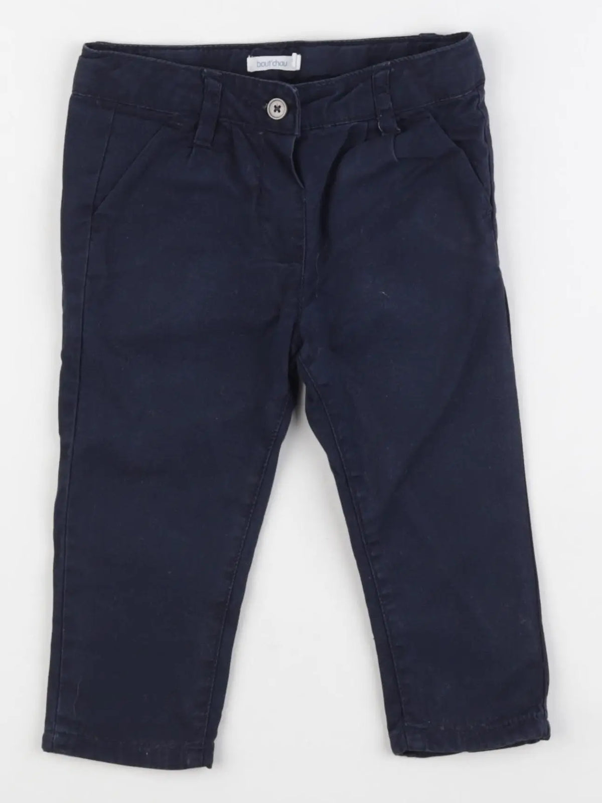 Boutchou - pantalon bleu - 12 mois