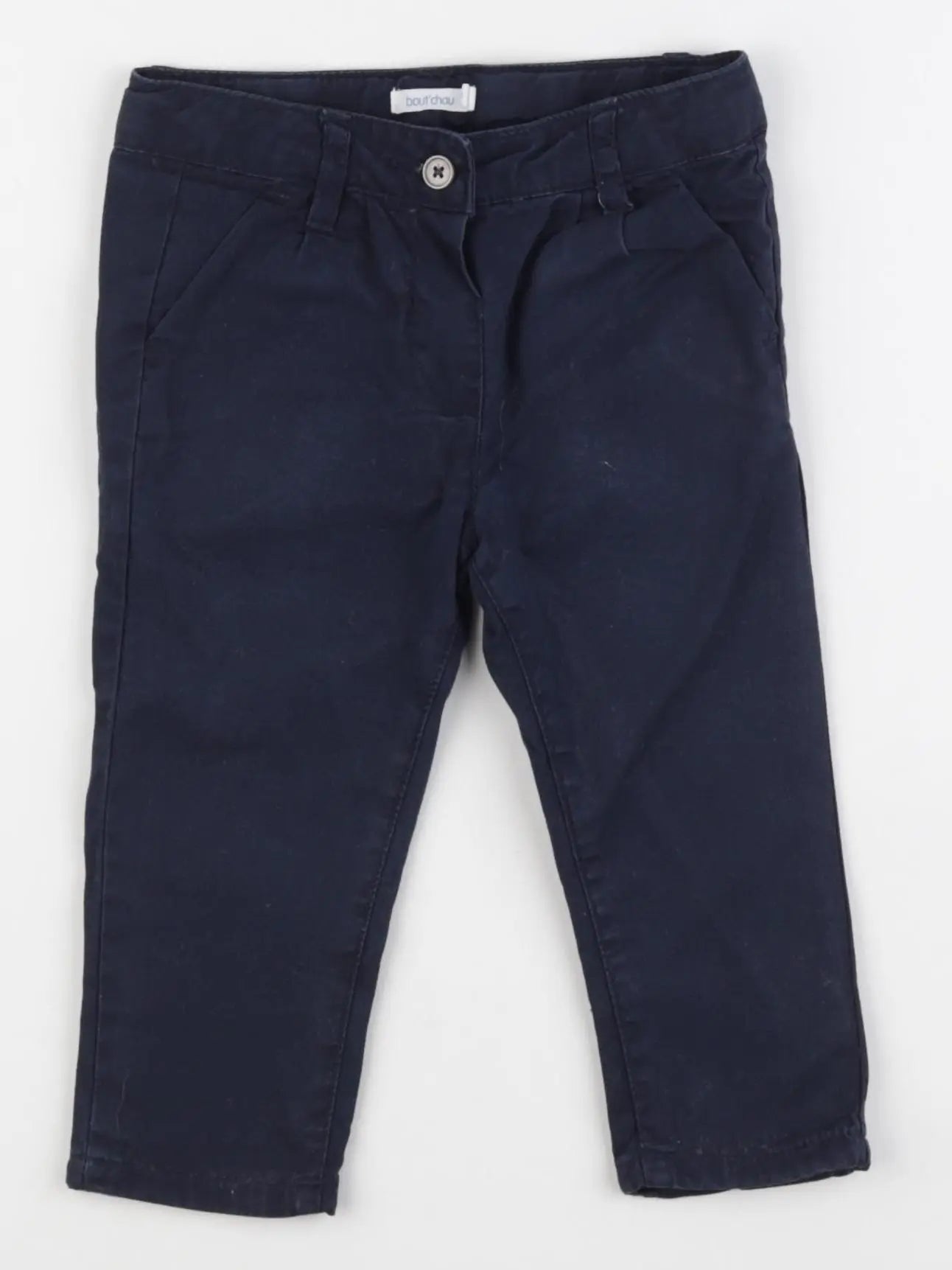 Boutchou - pantalon bleu - 12 mois