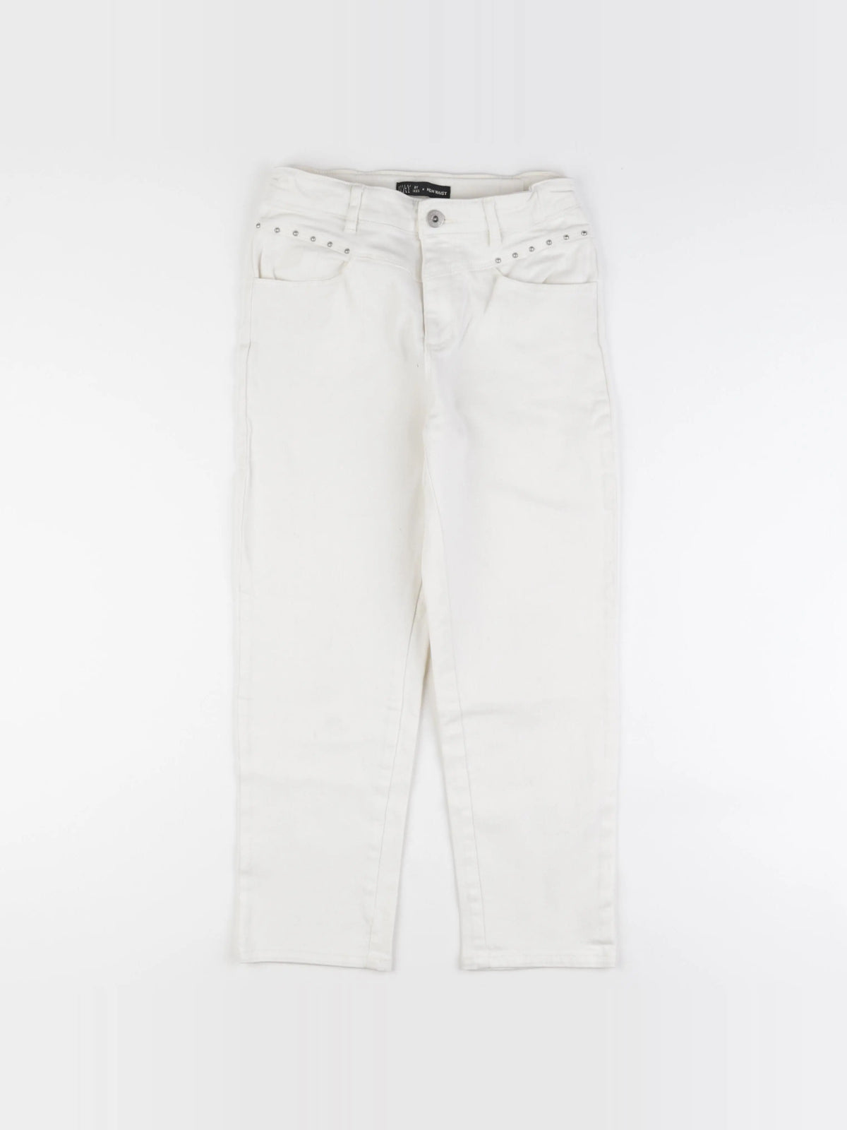 IKKS - jean blanc - 10 ans