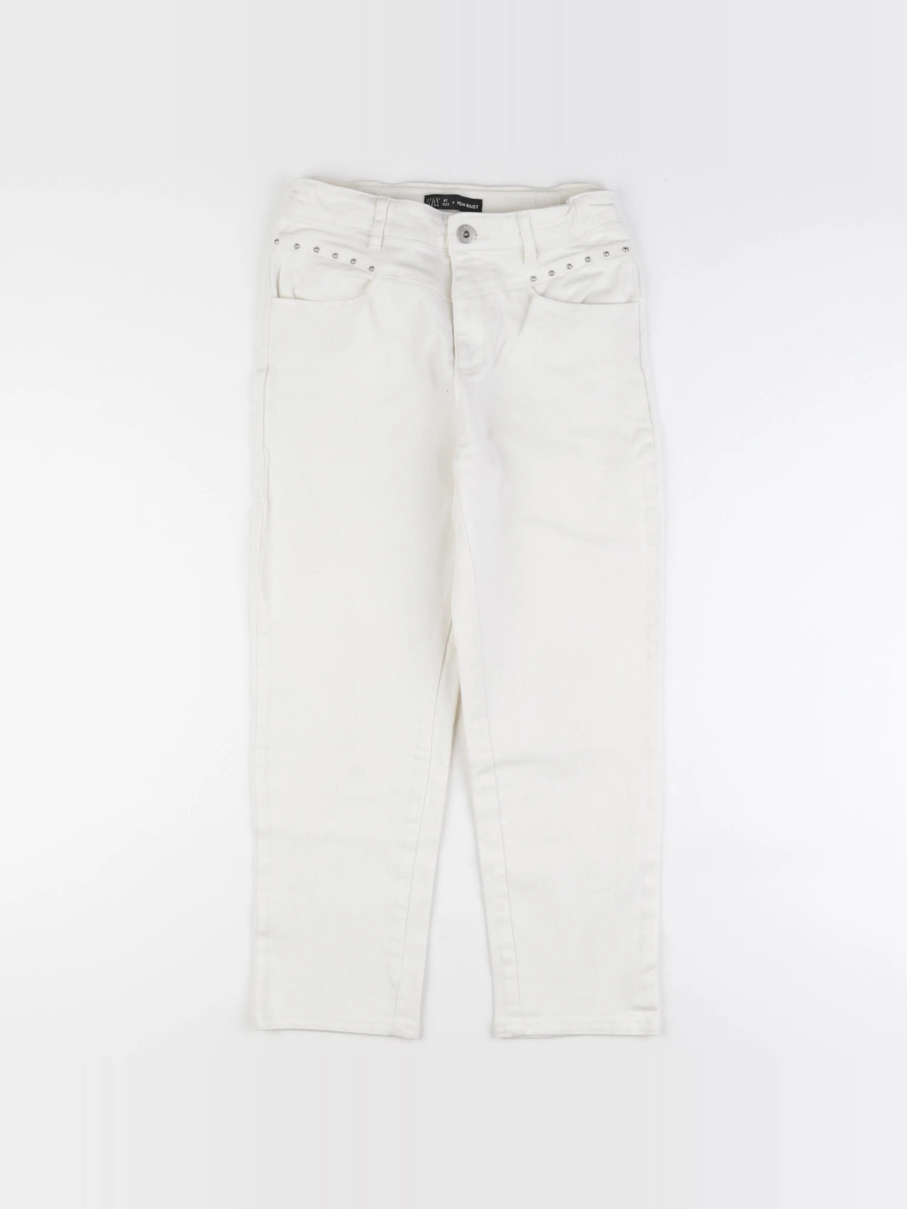 IKKS - jean blanc - 10 ans