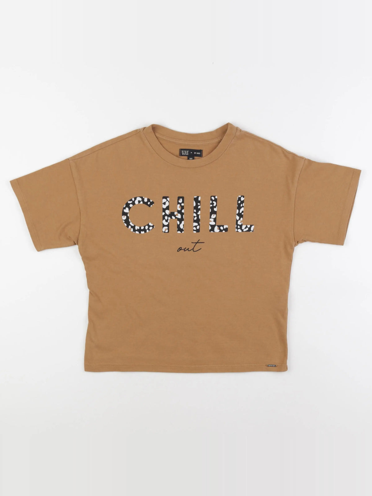 IKKS - tee-shirt marron - 10 ans