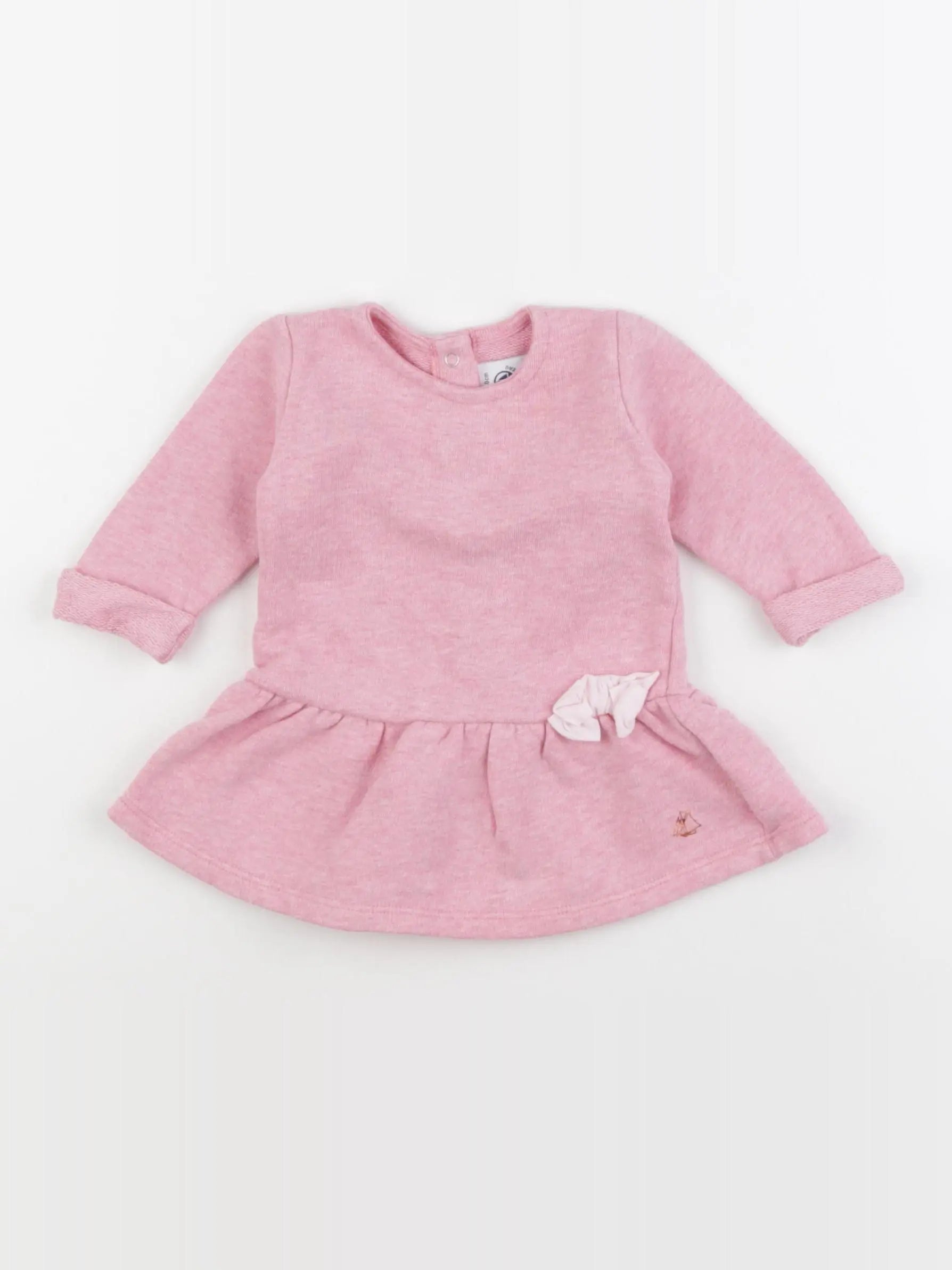 Petit Bateau - robe rose - 3 mois