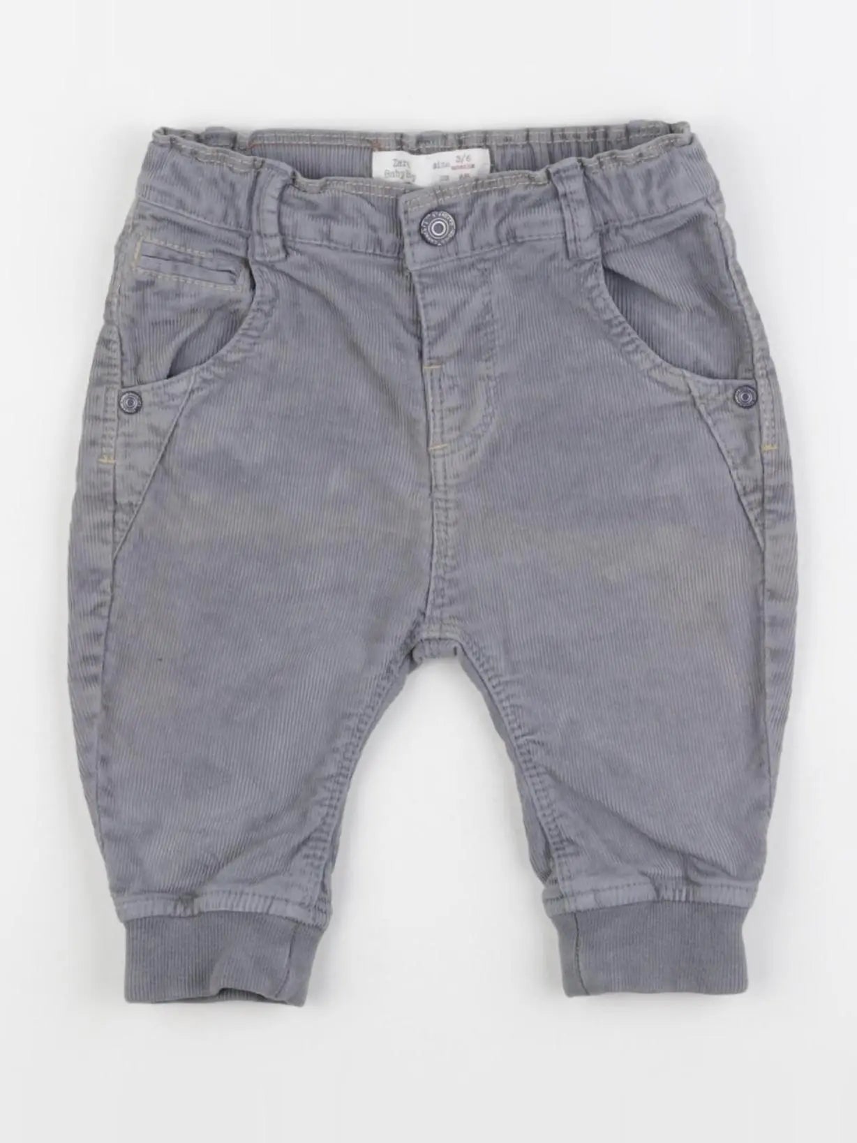 Zara - pantalon gris - 3/6 mois