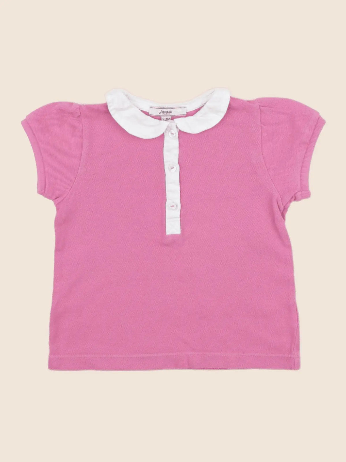 Jacadi - polo rose - 24 mois