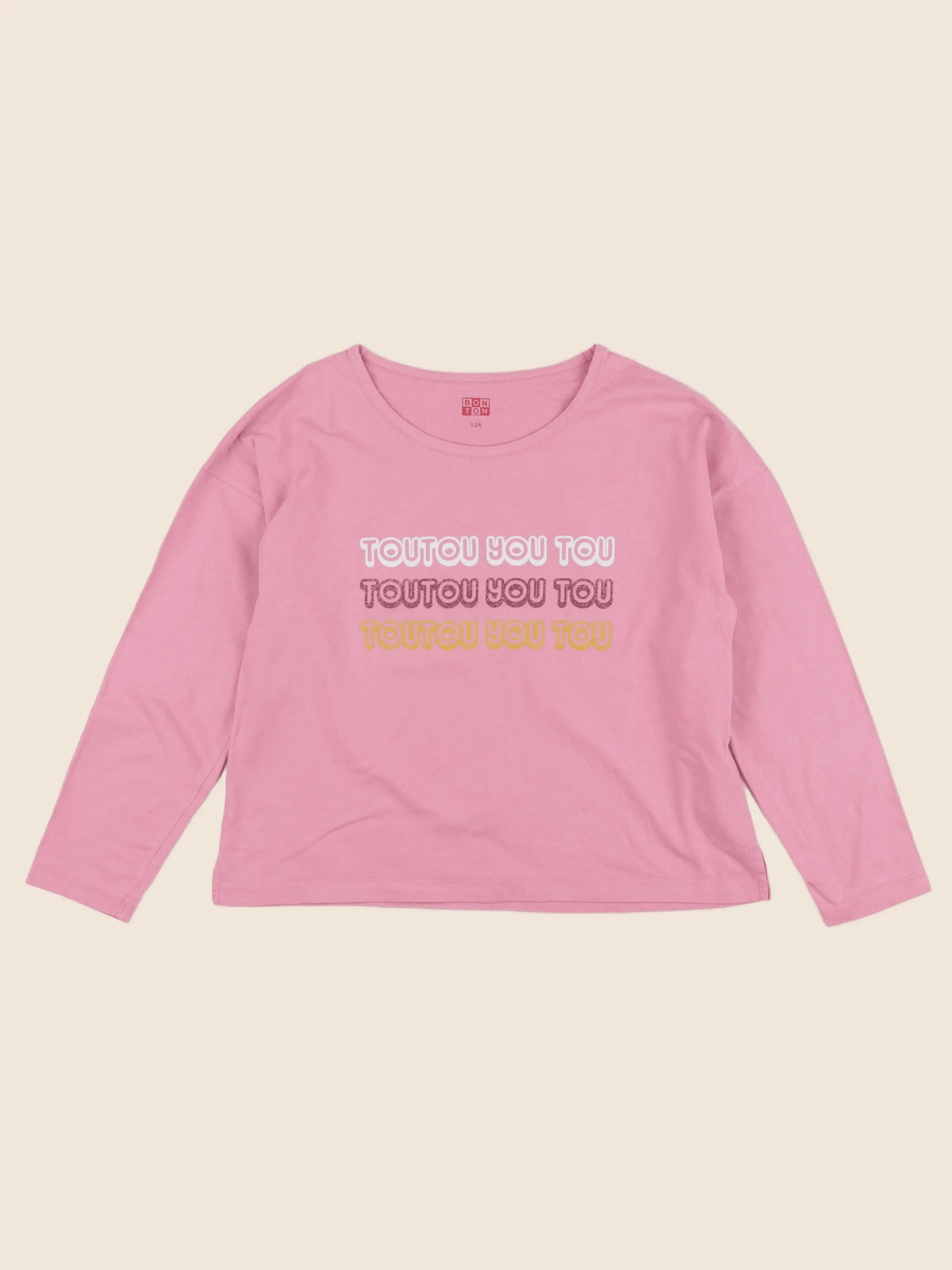 Bonton - tee-shirt rose - 12 ans
