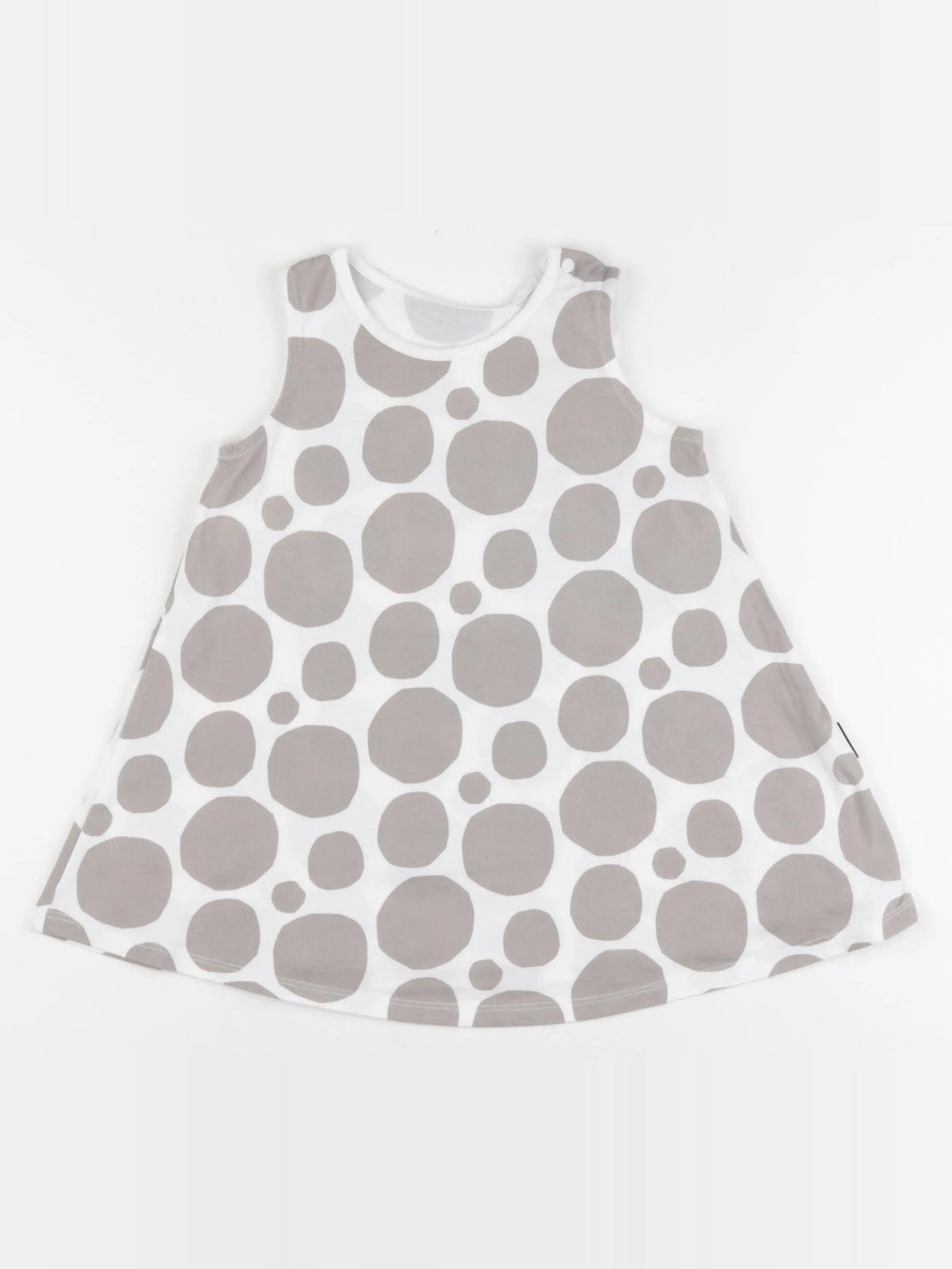 Uniqlo - robe blanc, gris - 18/24 mois