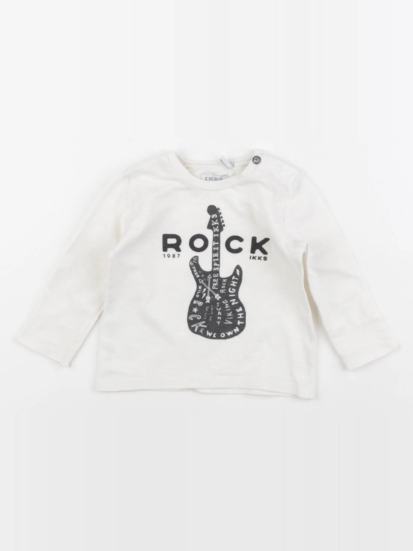 IKKS - tee-shirt beige - 6 mois