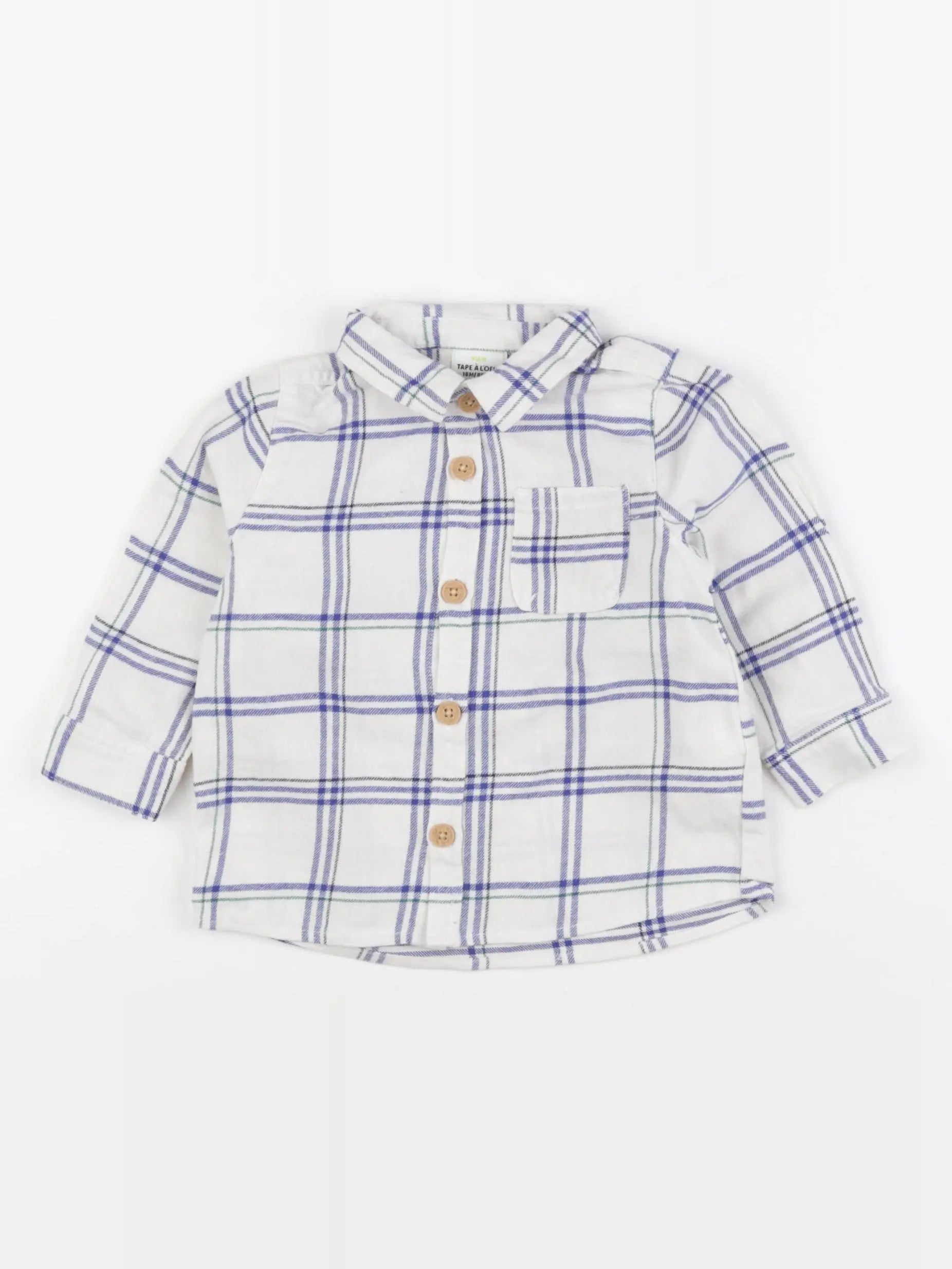 Tape à l'oeil - chemise beige - 18 mois