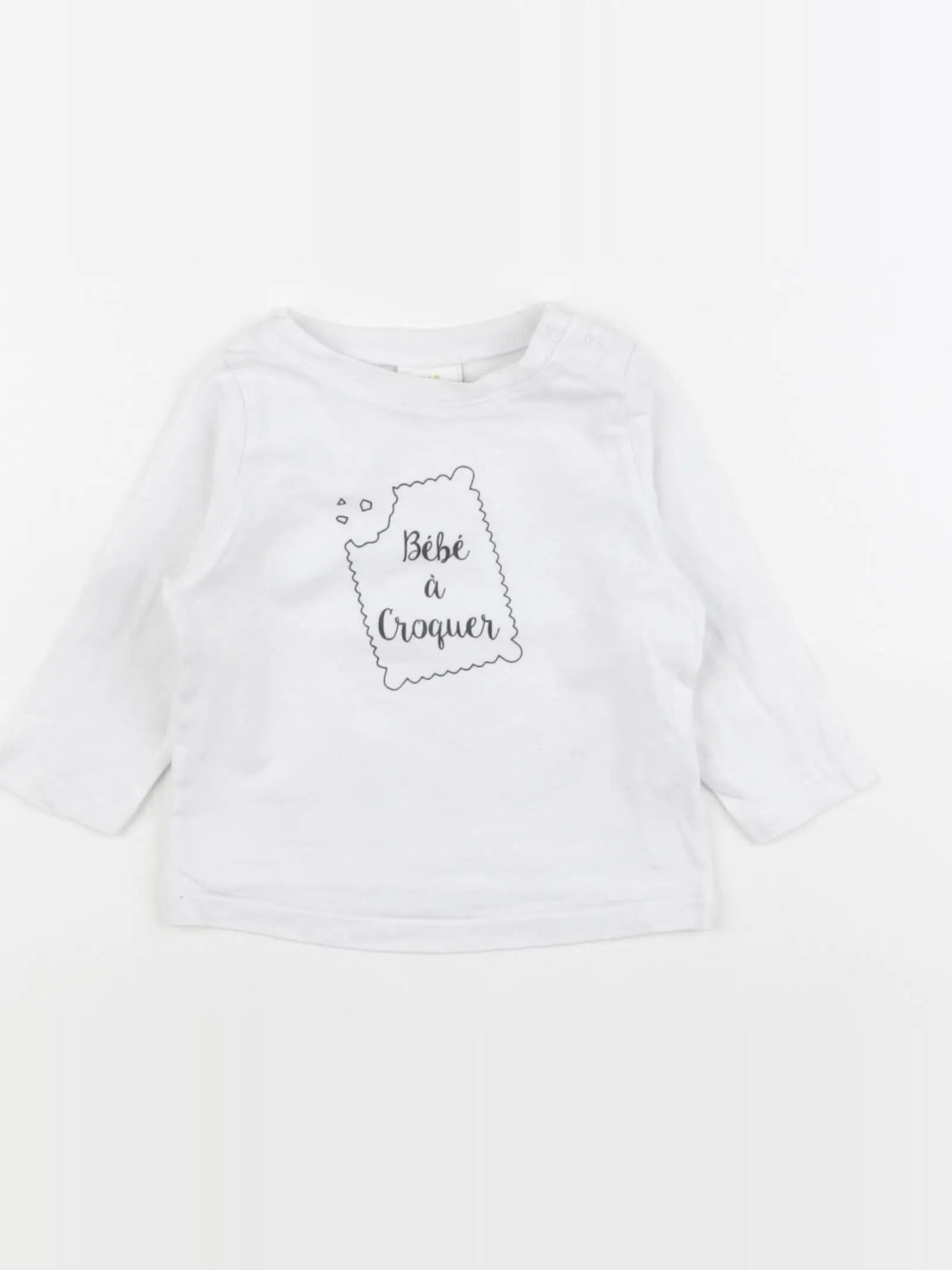 Tape à l'oeil - tee-shirt blanc - 6 mois