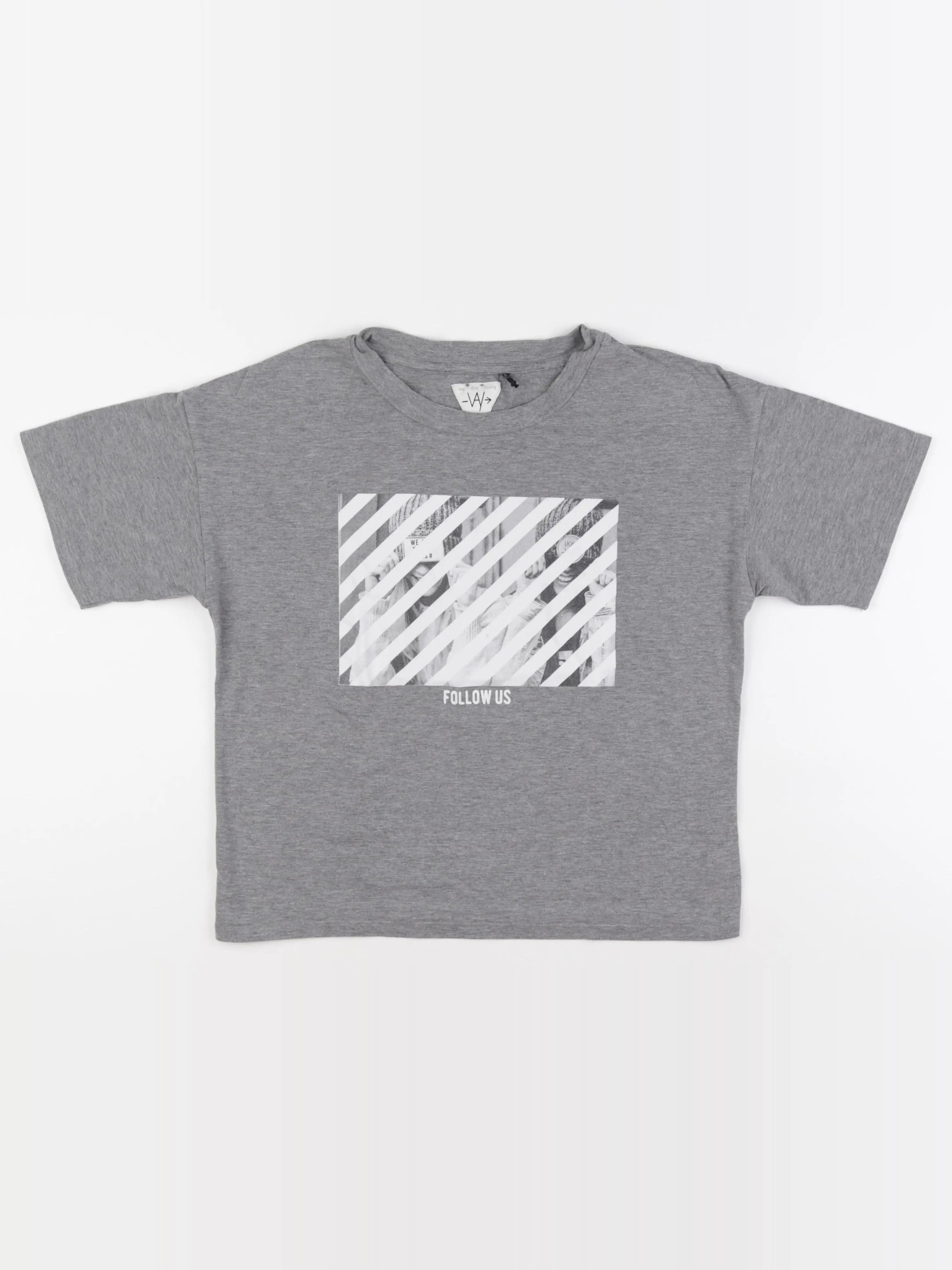 IKKS - tee-shirt gris - 14 ans