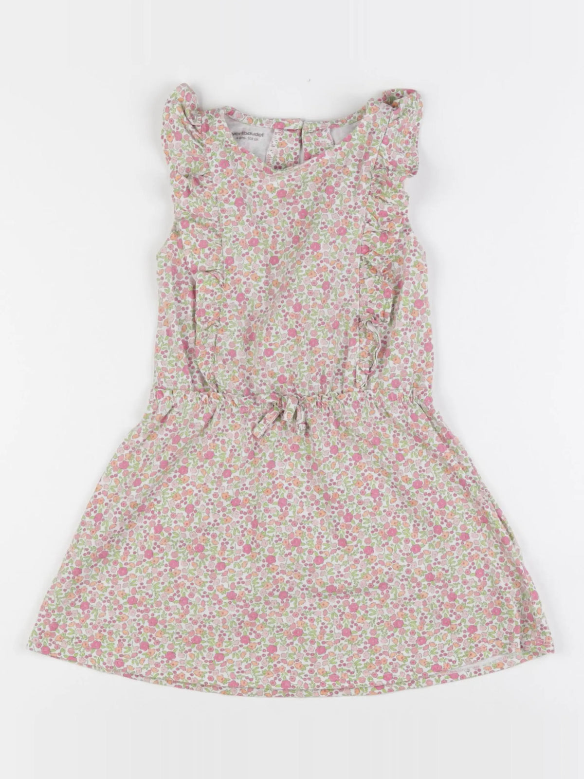 Vertbaudet - robe multicolore - 4 ans