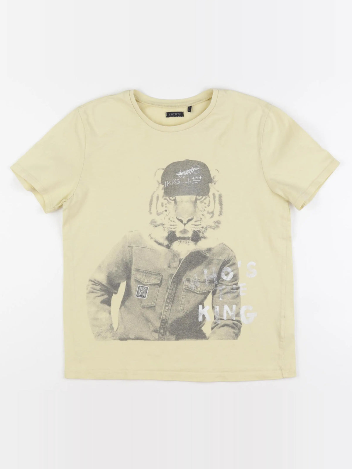 IKKS - tee-shirt jaune - 12 ans