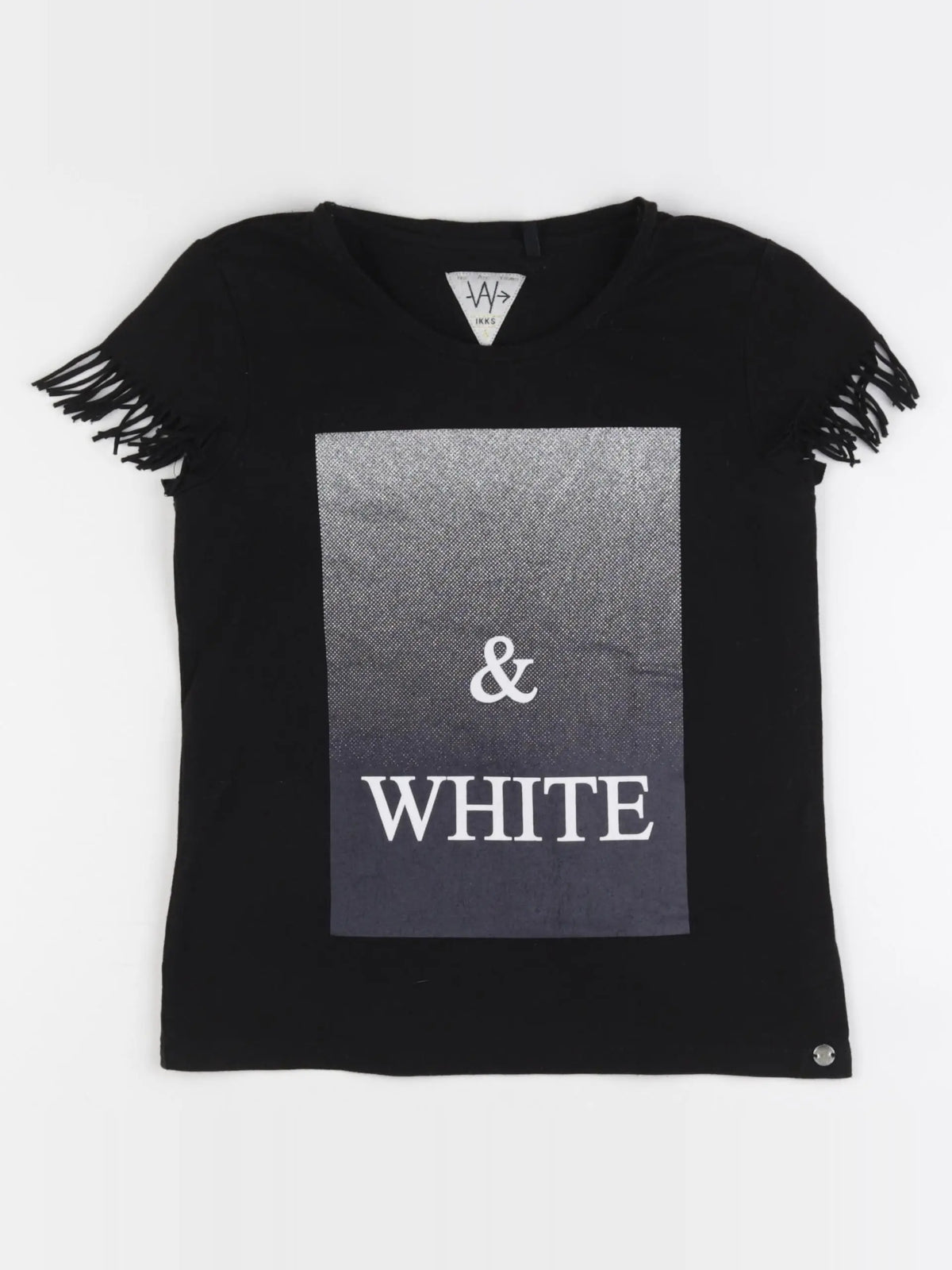 IKKS - tee-shirt noir - 10 ans