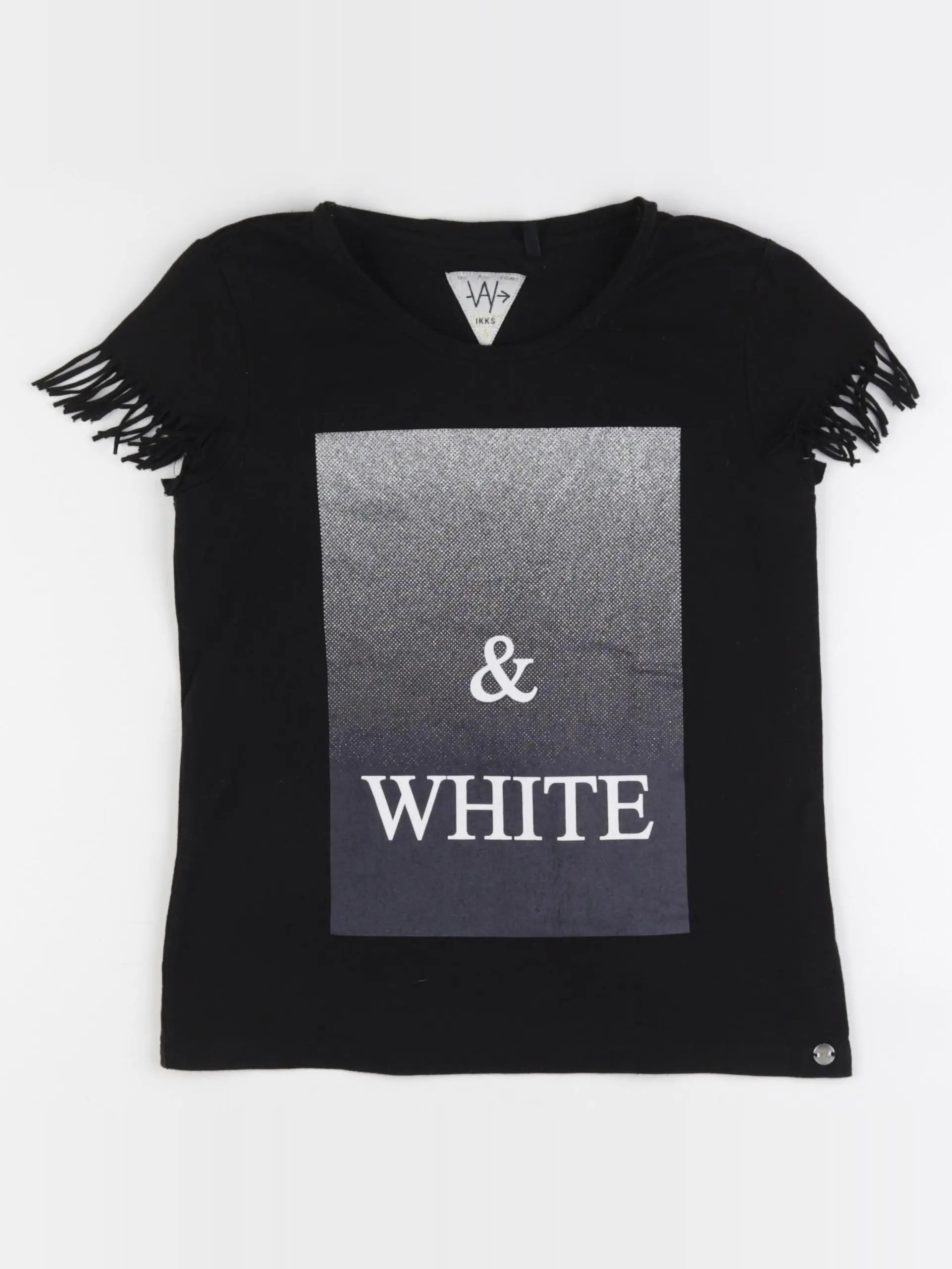IKKS - tee-shirt noir - 10 ans