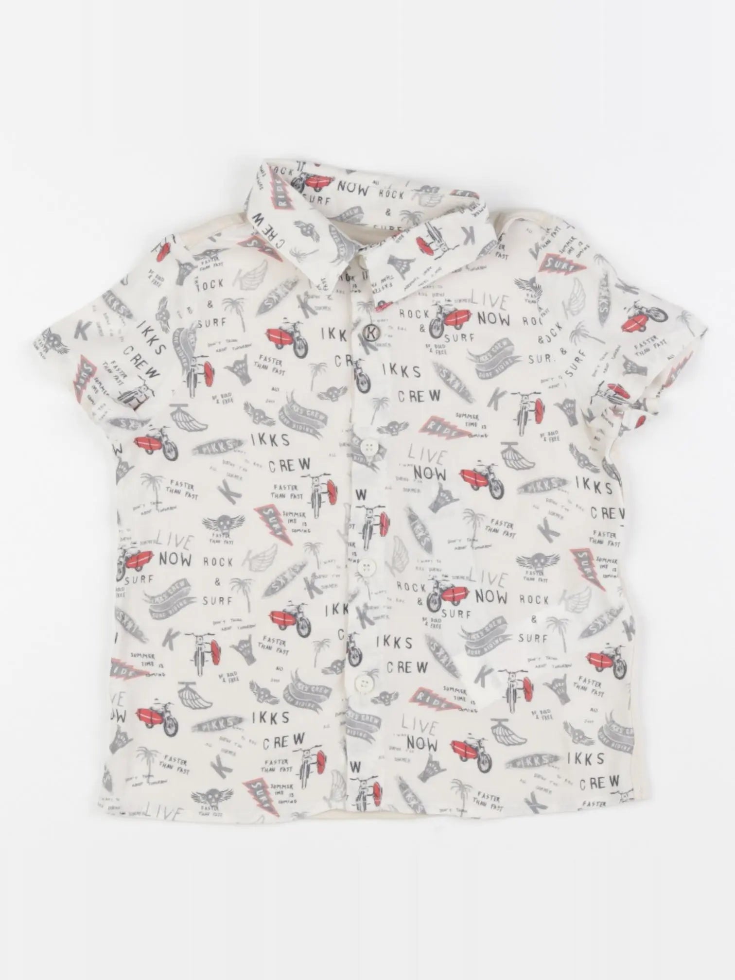 IKKS - chemise beige - 12 mois