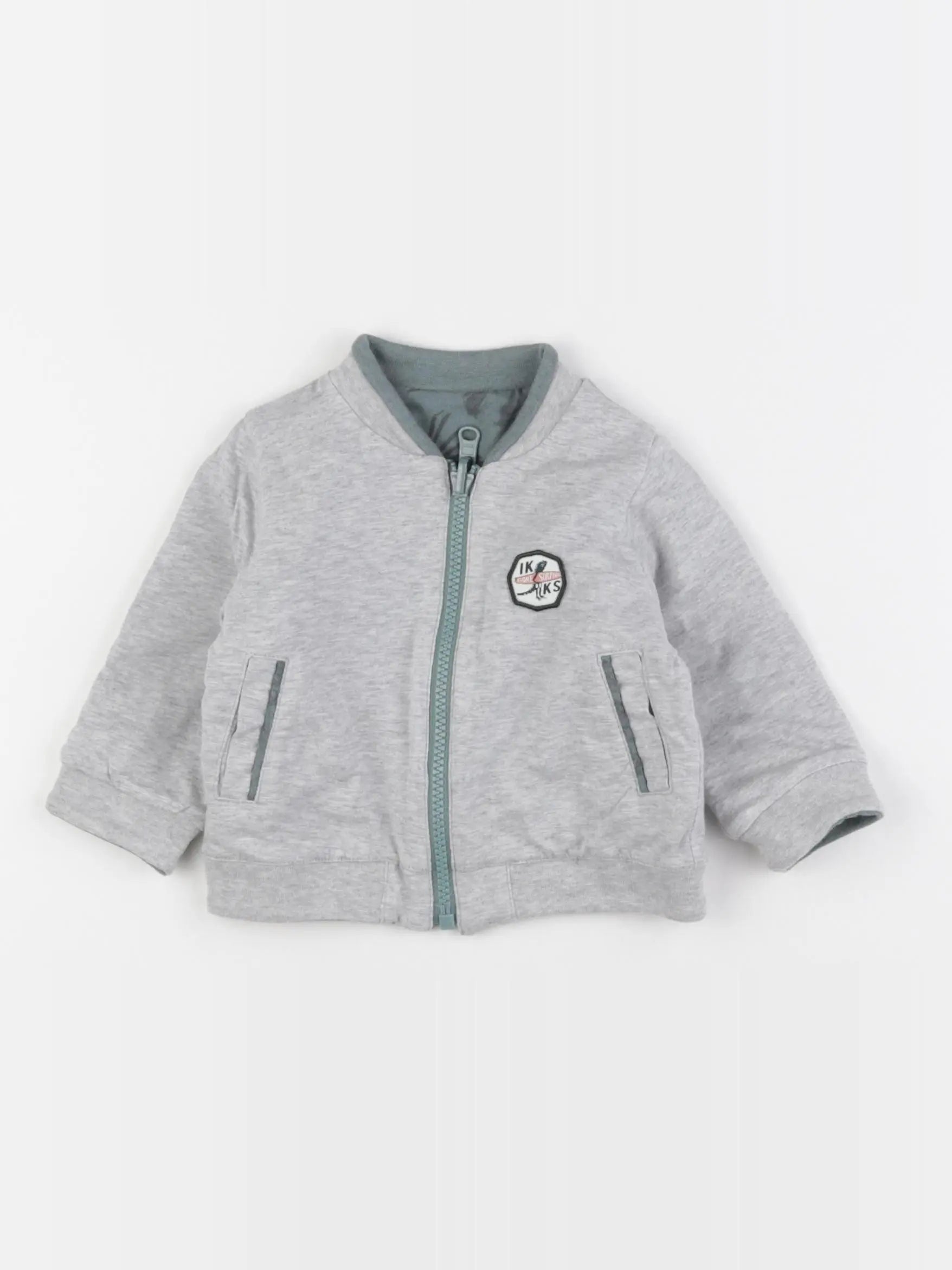 IKKS - sweat réversible multicolore - 6 mois