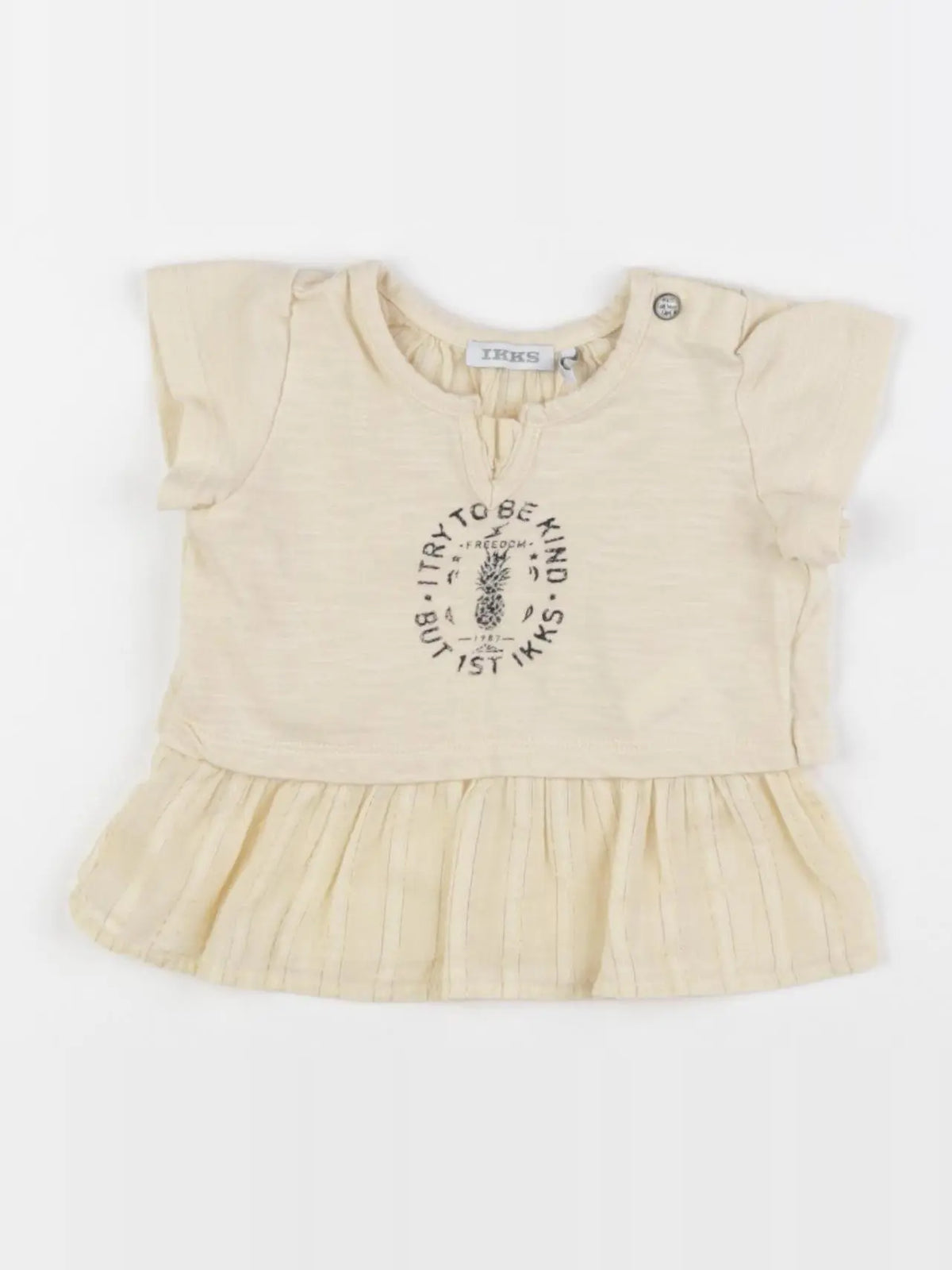 IKKS - blouse beige - 6 mois