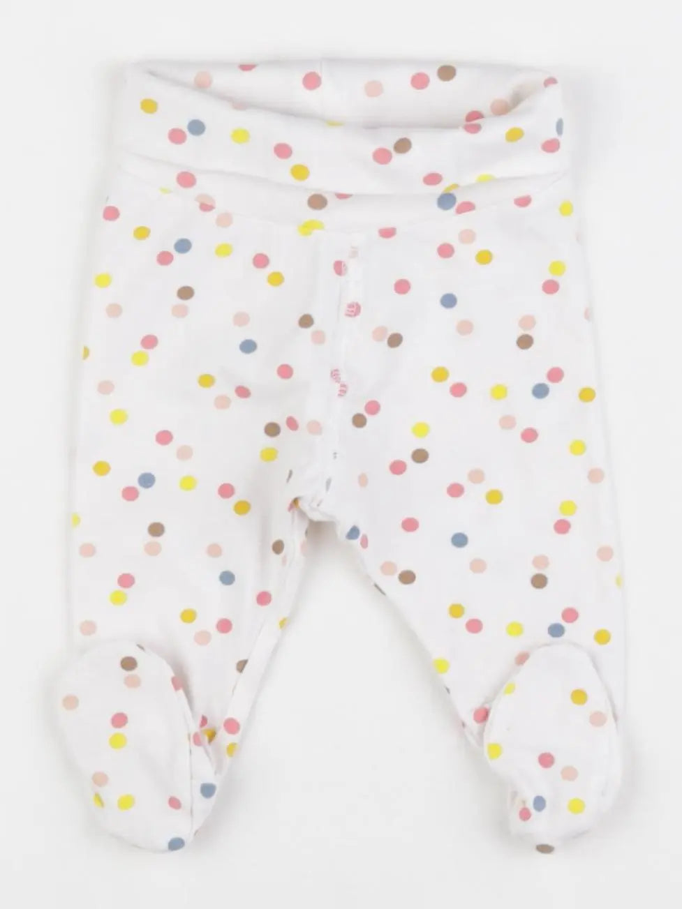 H&M - legging blanc - 1 mois