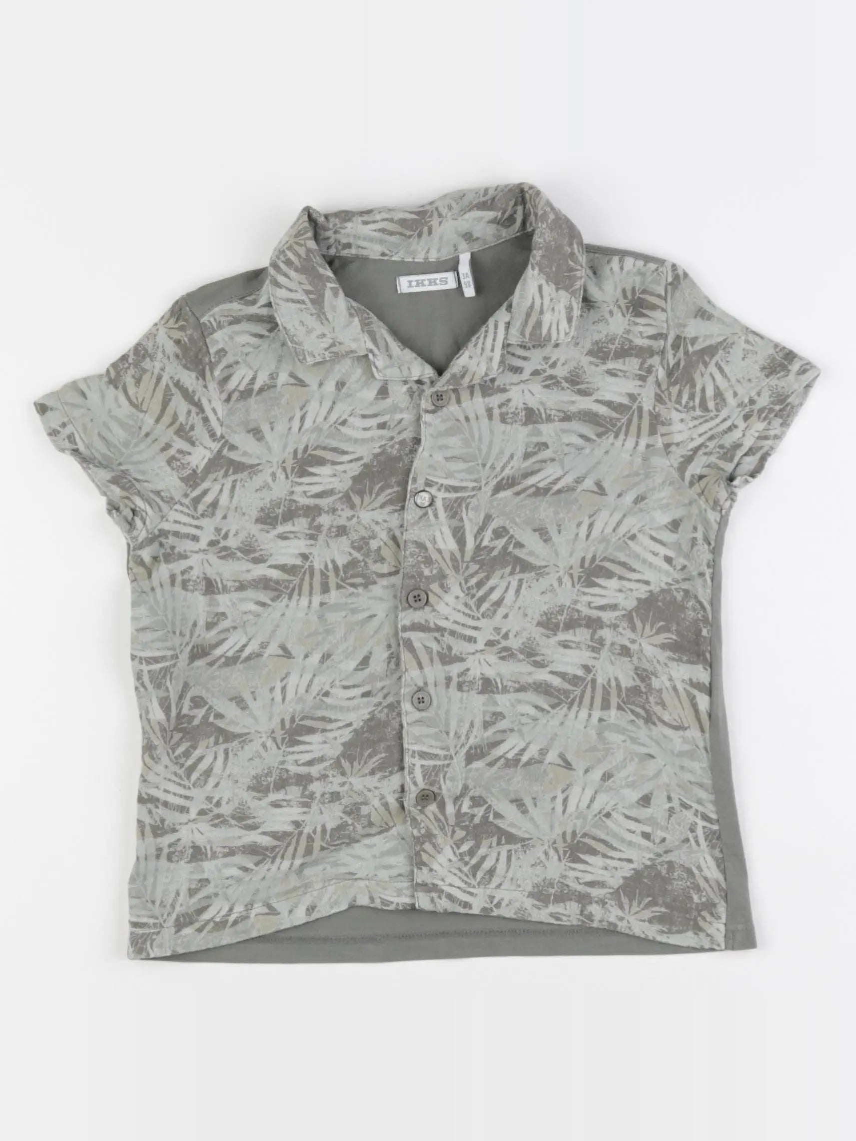 IKKS - chemise imprimé au dos vert - 3 ans