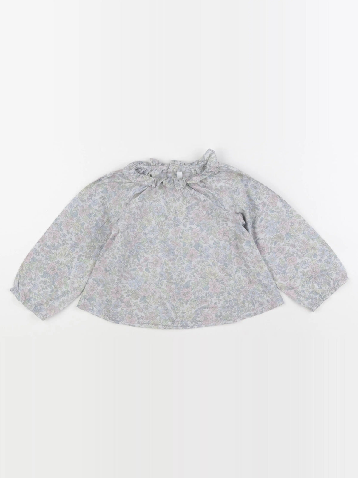 Jacadi - blouse liberty bleu - 24 mois