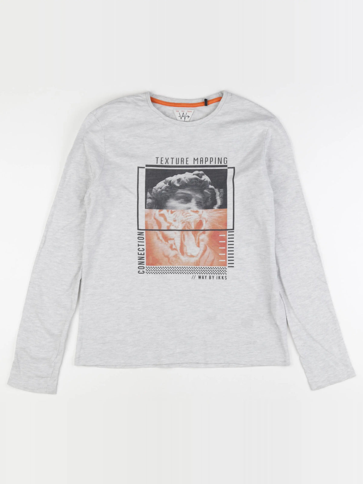 IKKS - tee-shirt gris - 14 ans