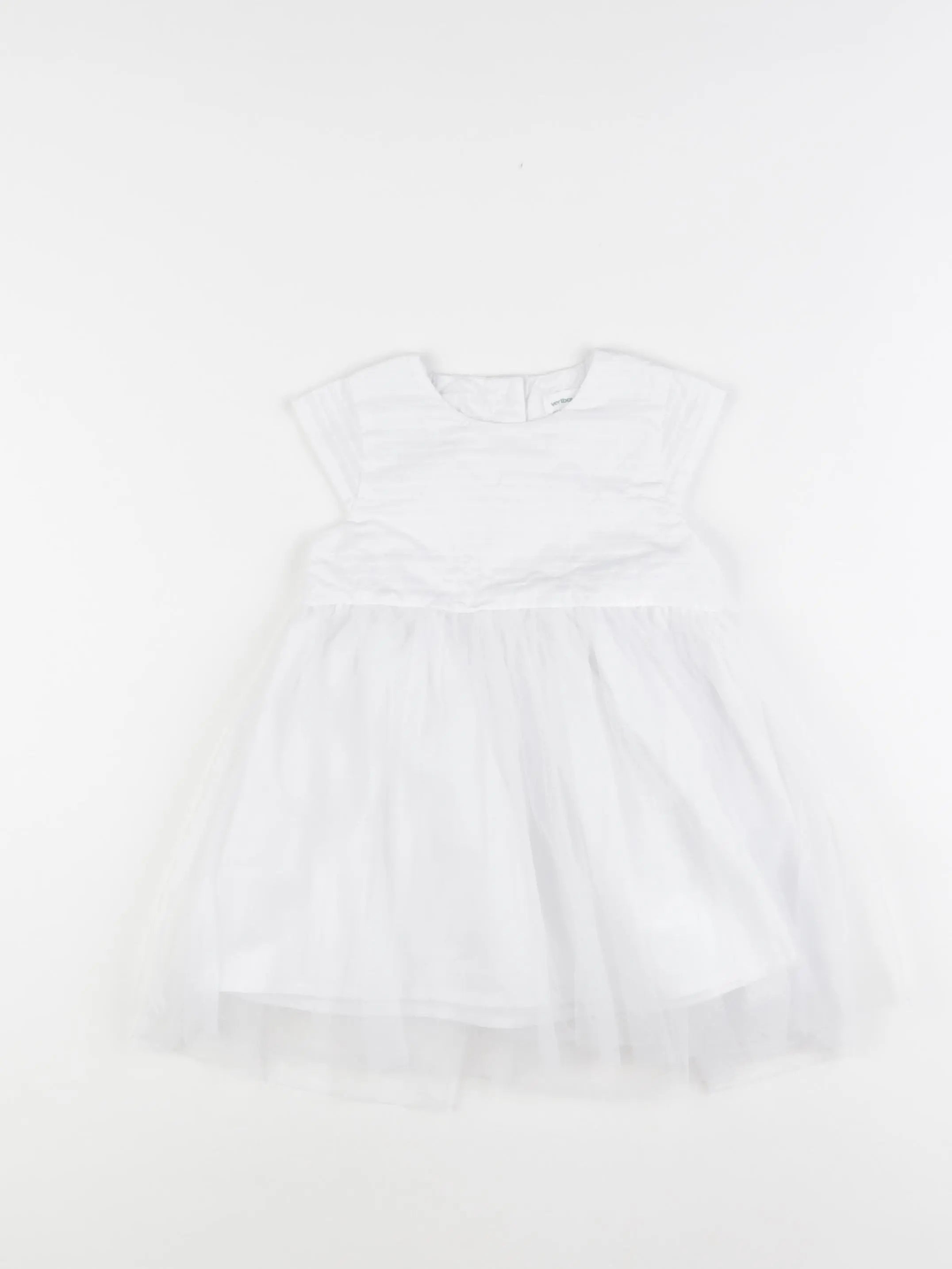 Vertbaudet - robe blanc - 18 mois