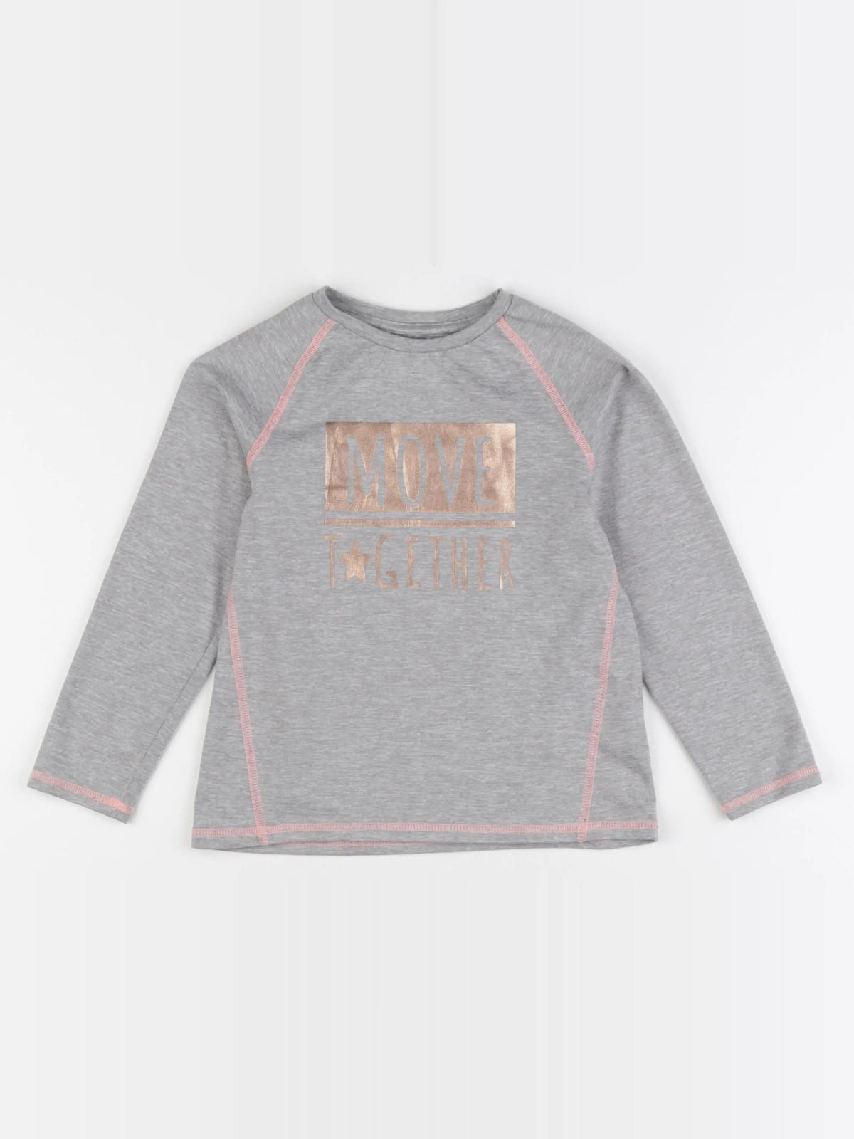 Vertbaudet - tee-shirt gris - 6 ans