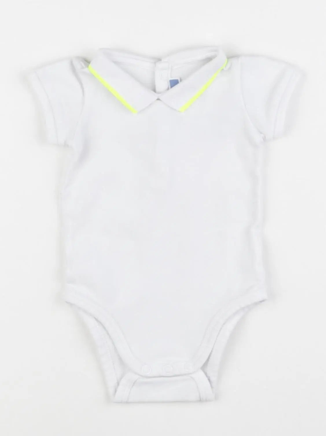 Jacadi - body à col blanc - 1 mois