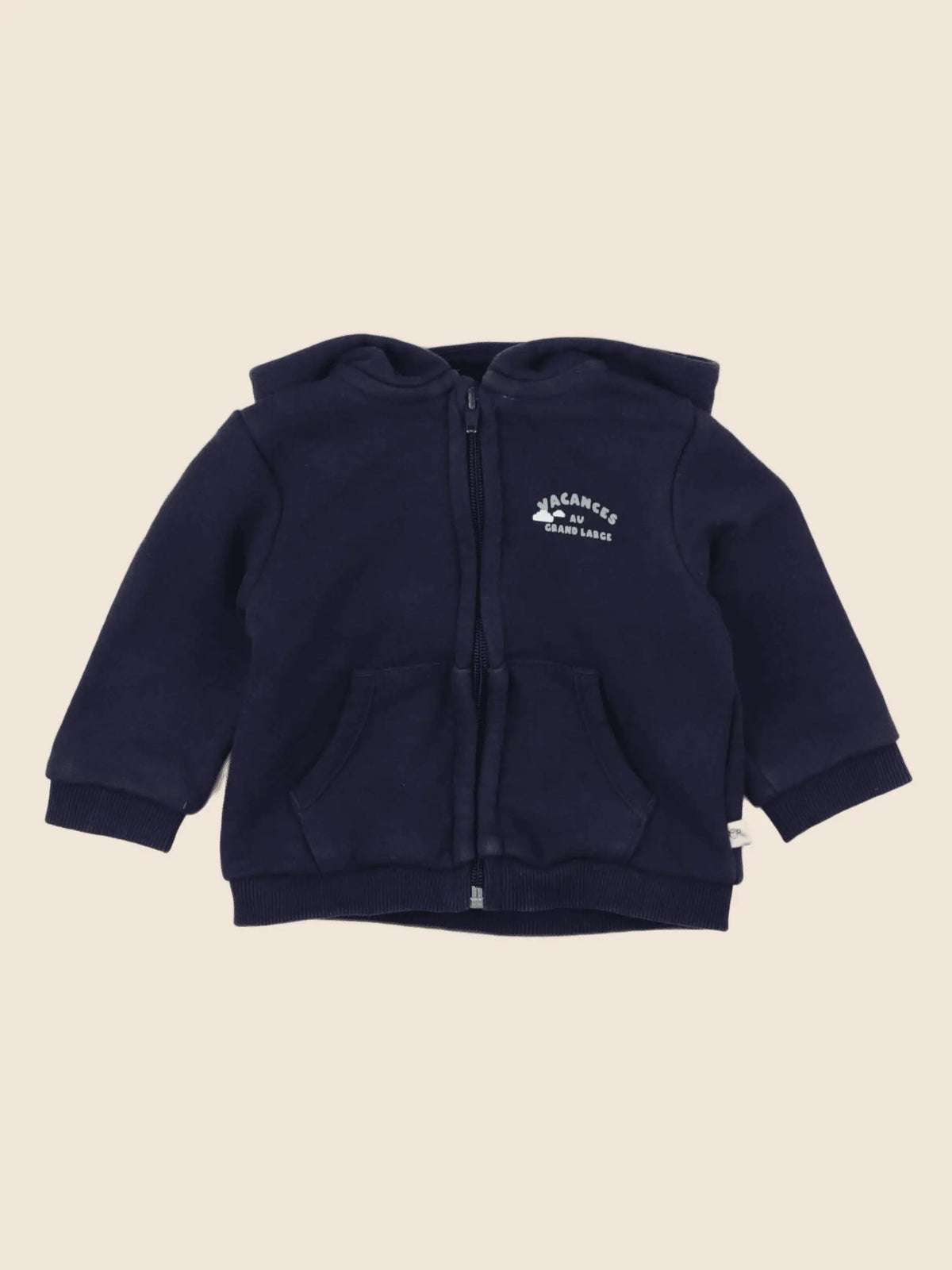 Cadet Rousselle - sweat bleu - 6 mois