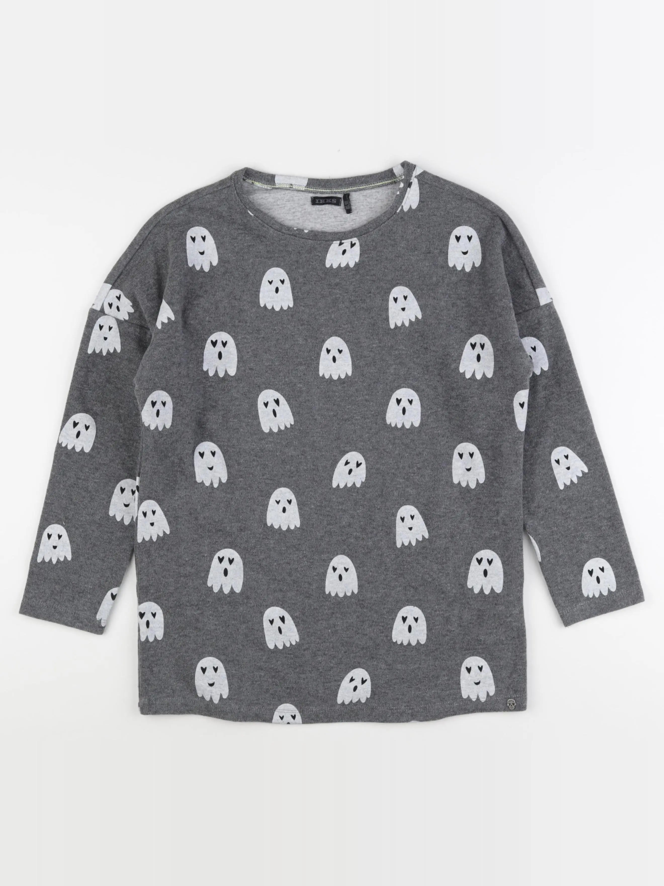 IKKS - sweat gris - 10 ans