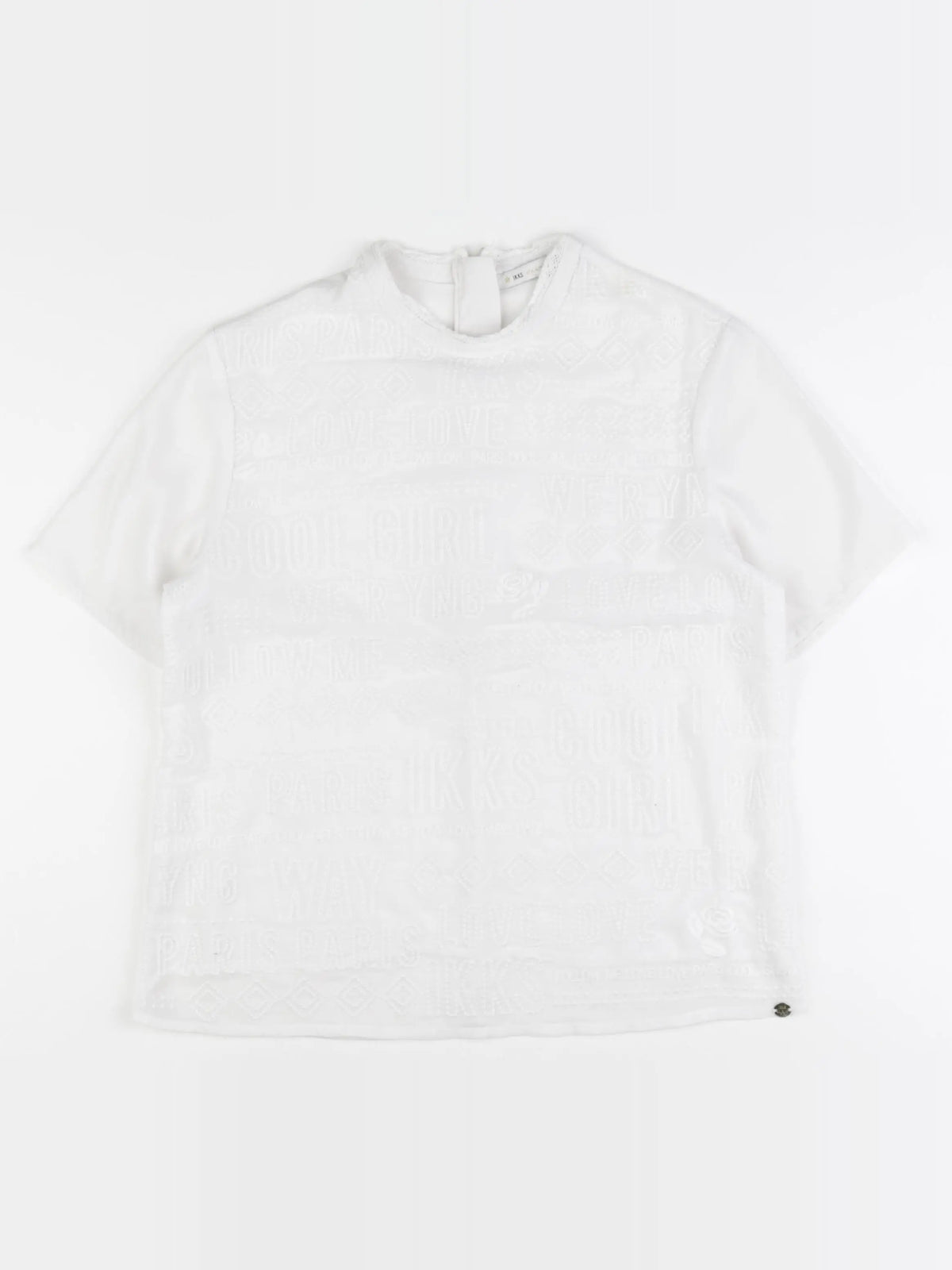 IKKS - blouse blanc - 12 ans