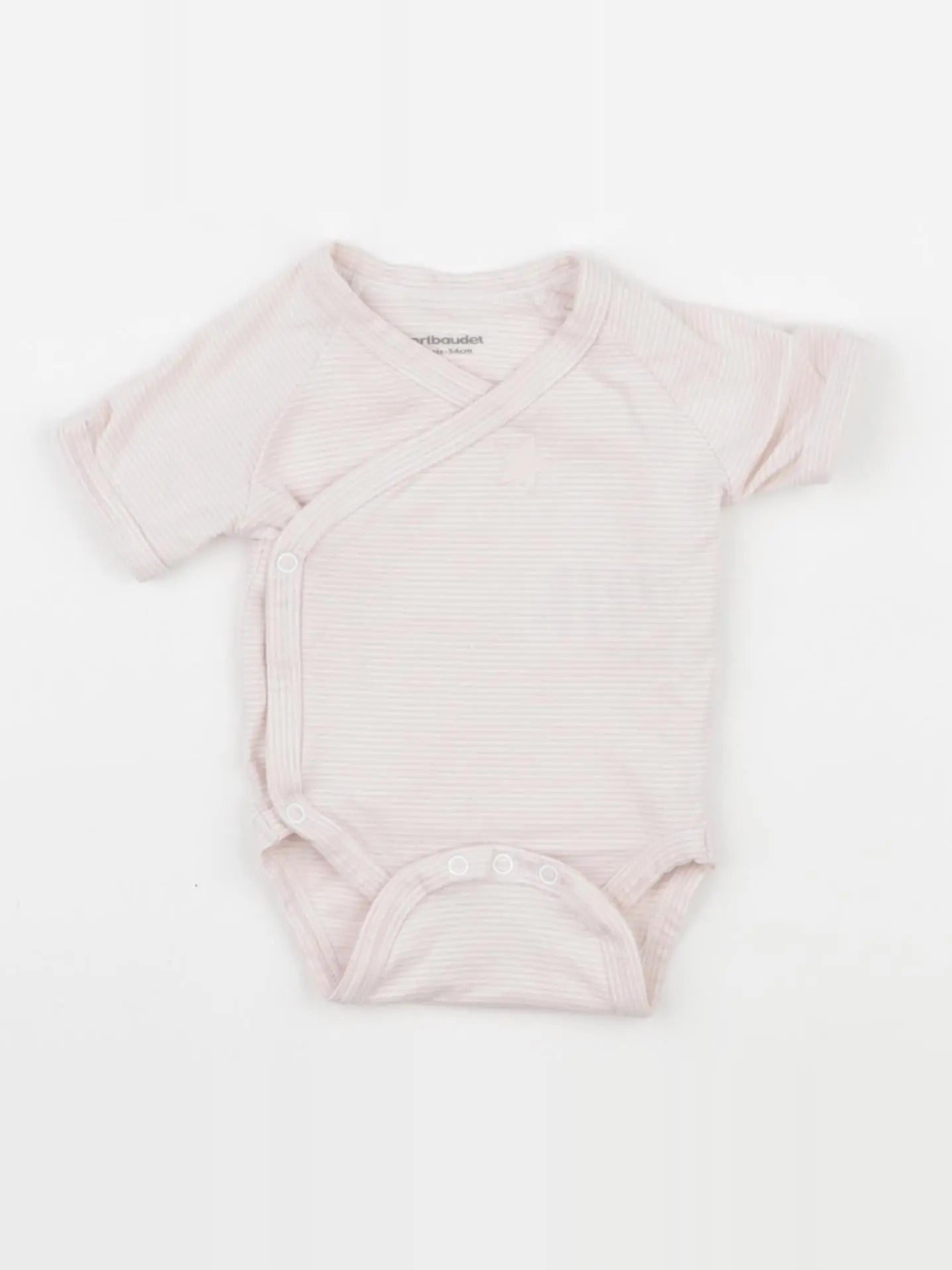 Vertbaudet - body rose - 1 mois